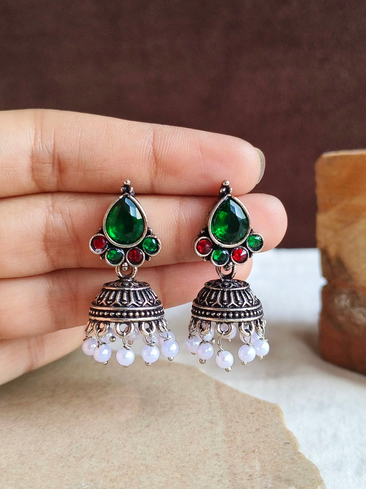 Oxidised Earrings