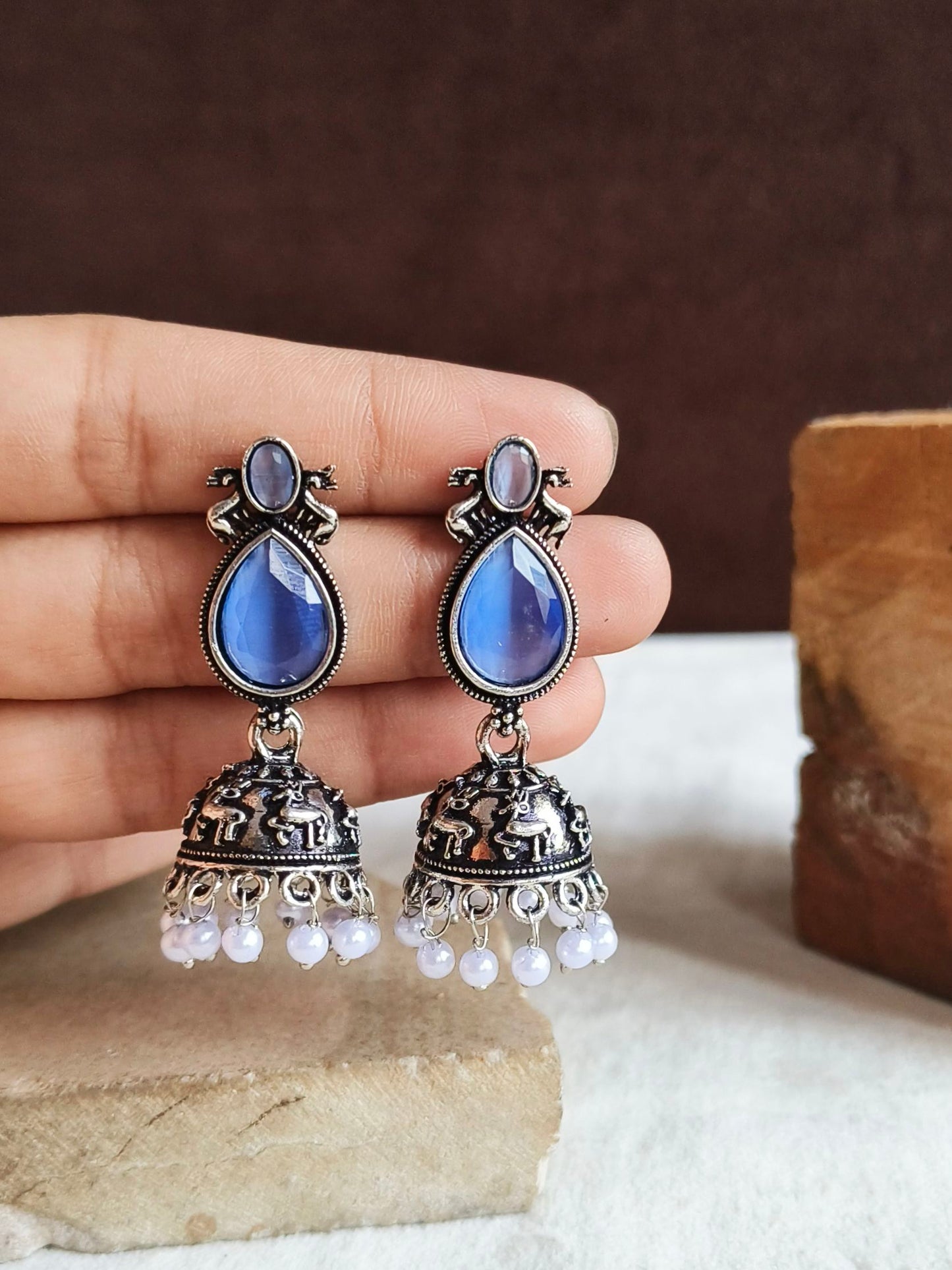 Oxidised Earrings