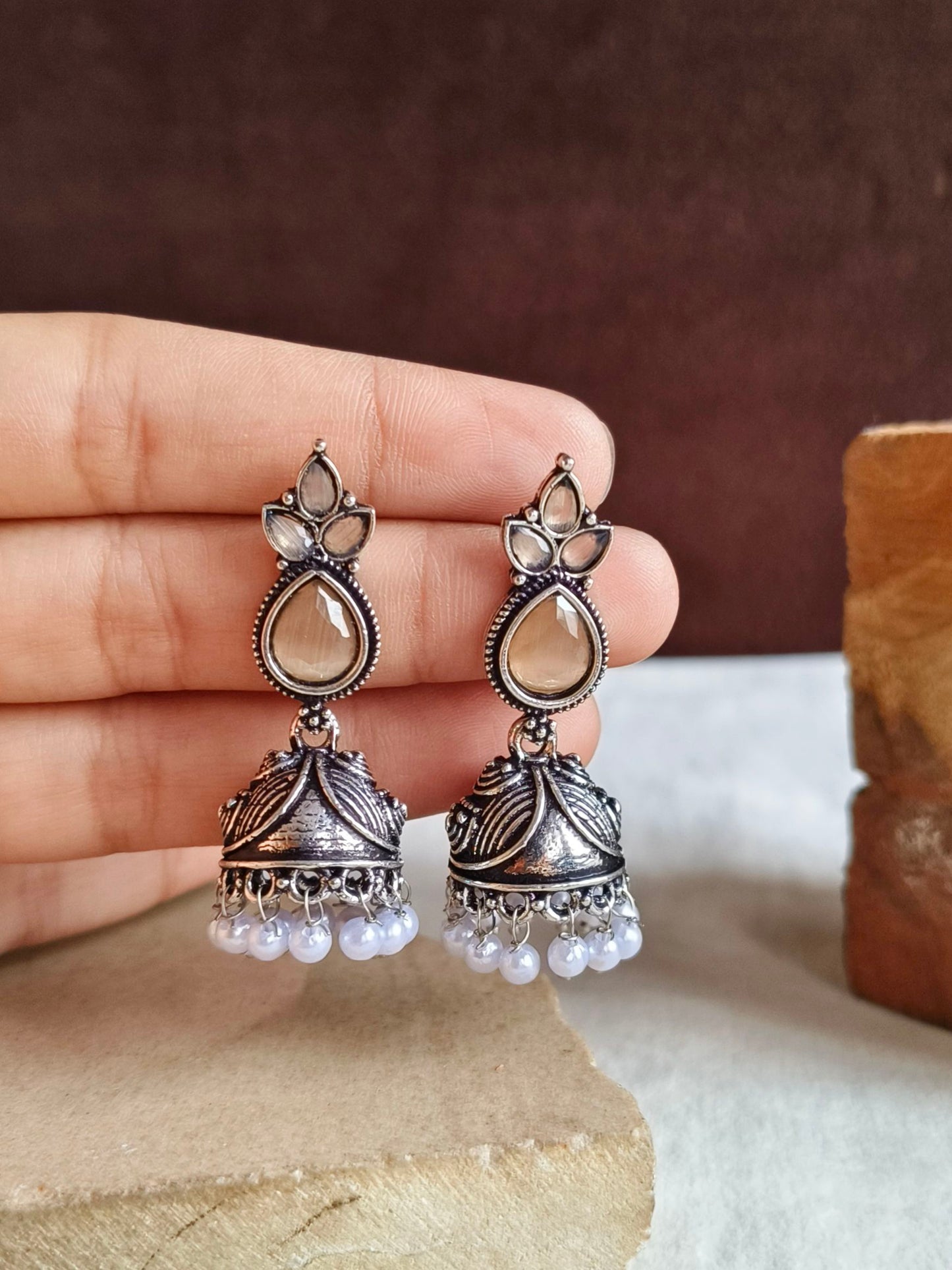 Oxidised Earrings