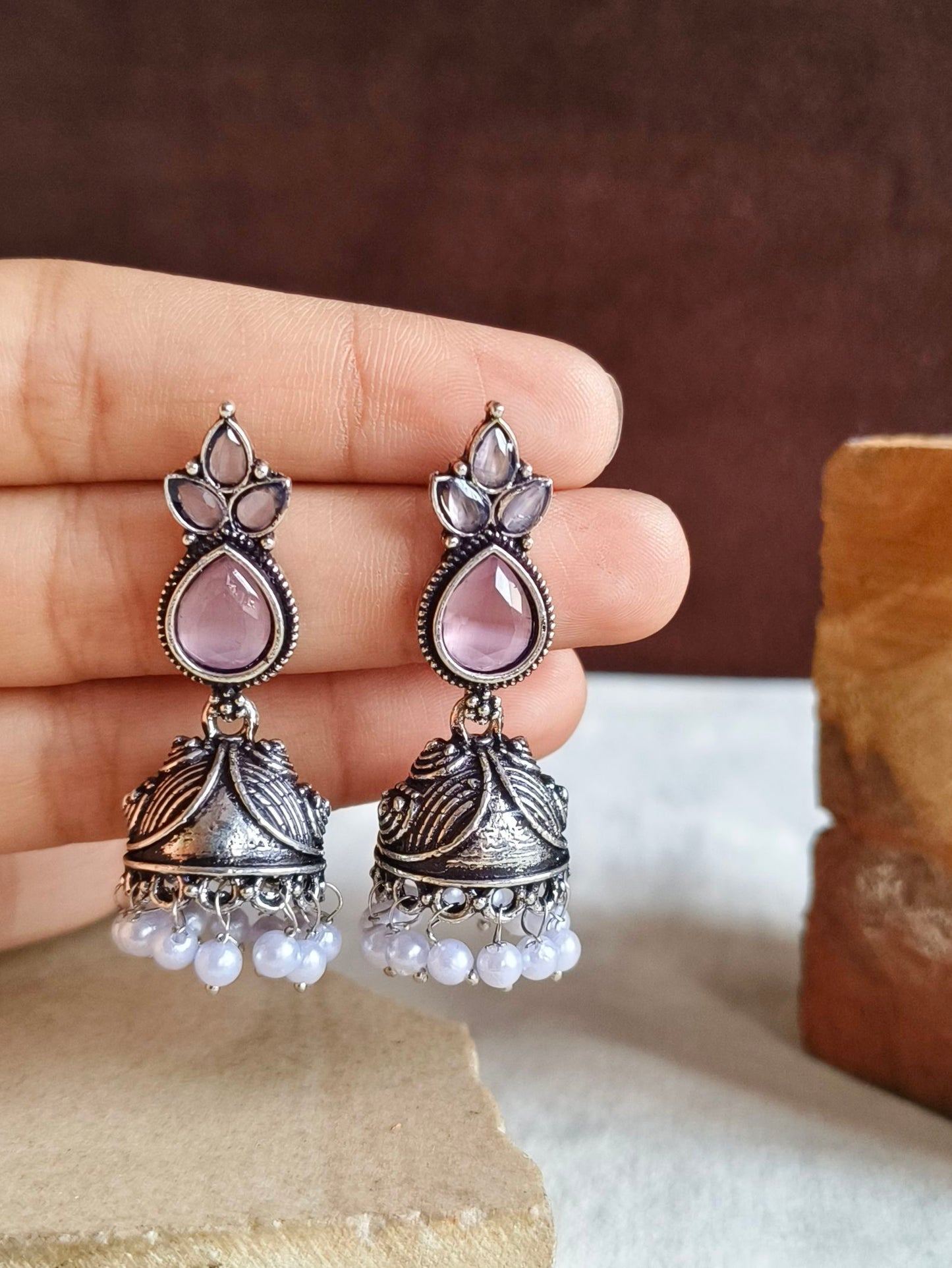 Oxidised Earrings