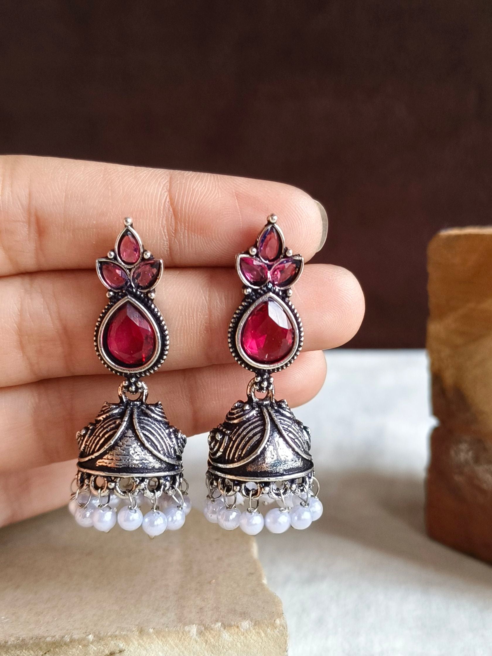 Oxidised Earrings