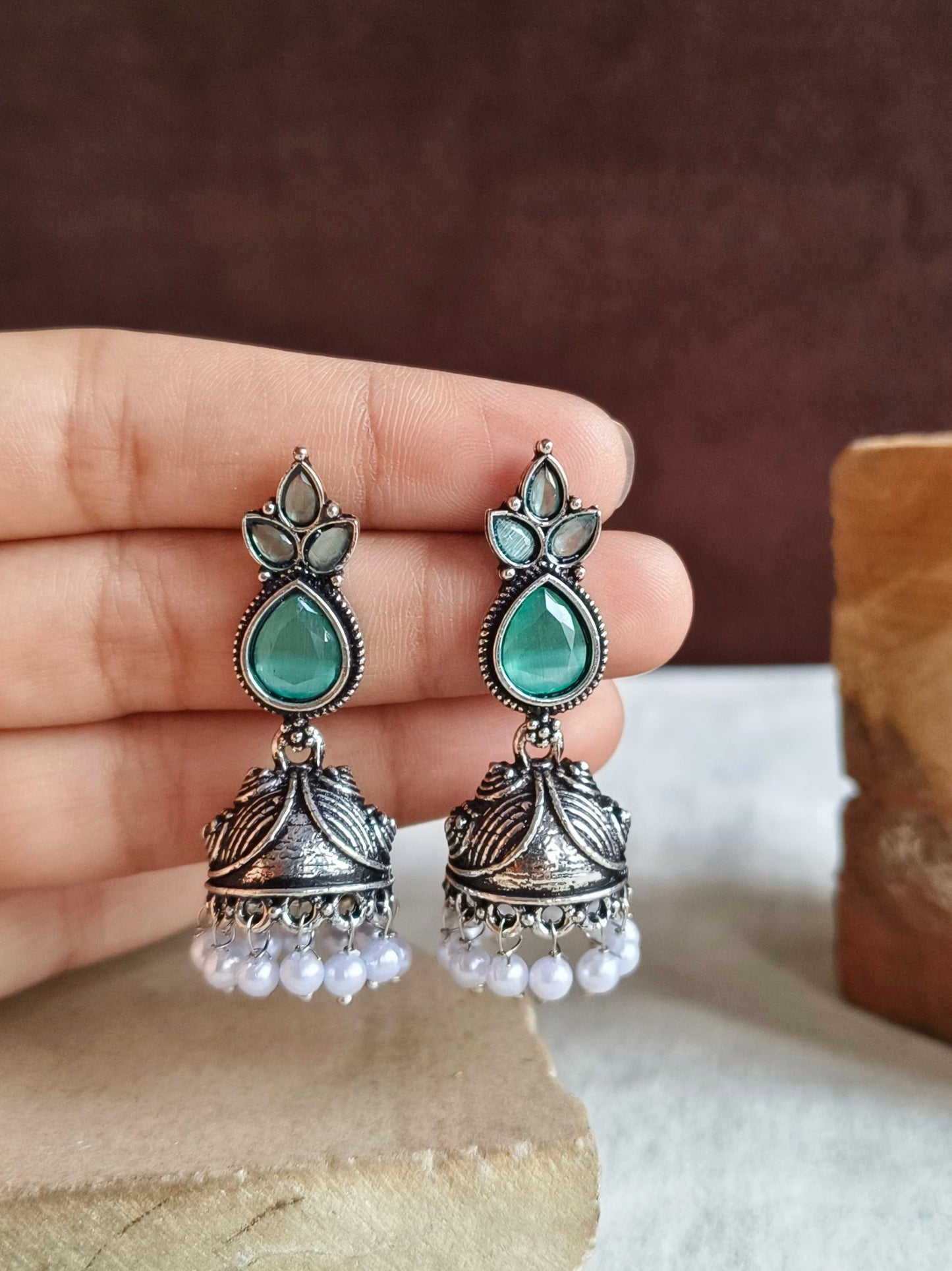 Oxidised Earrings