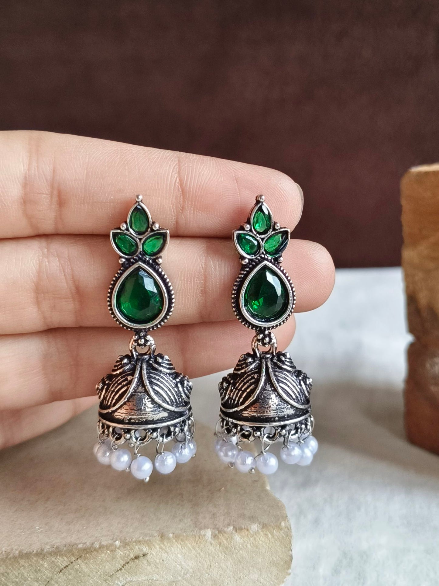 Oxidised Earrings