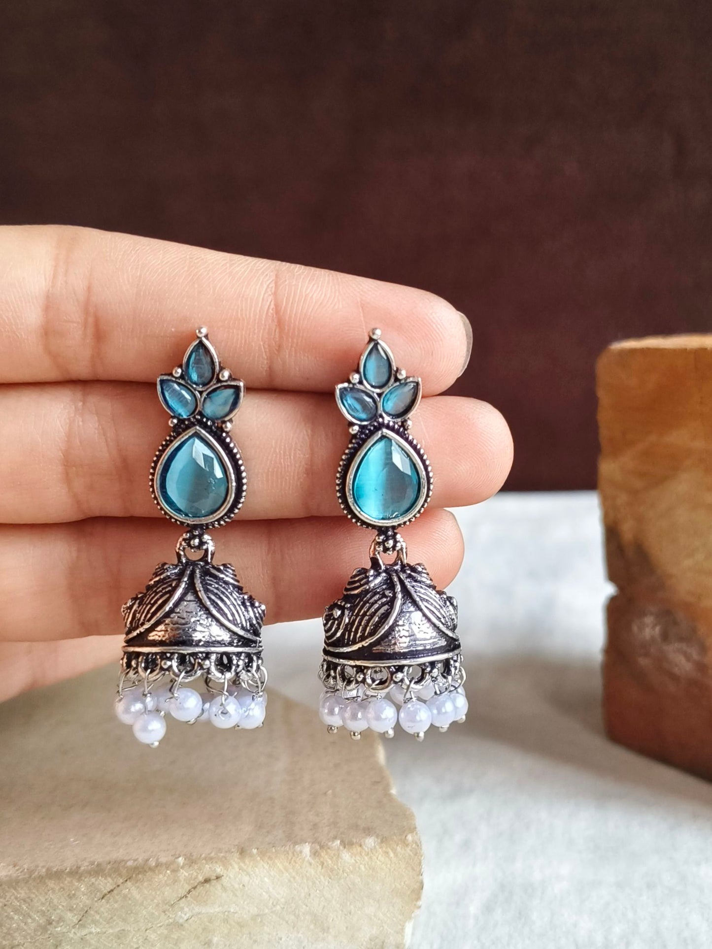Oxidised Earrings