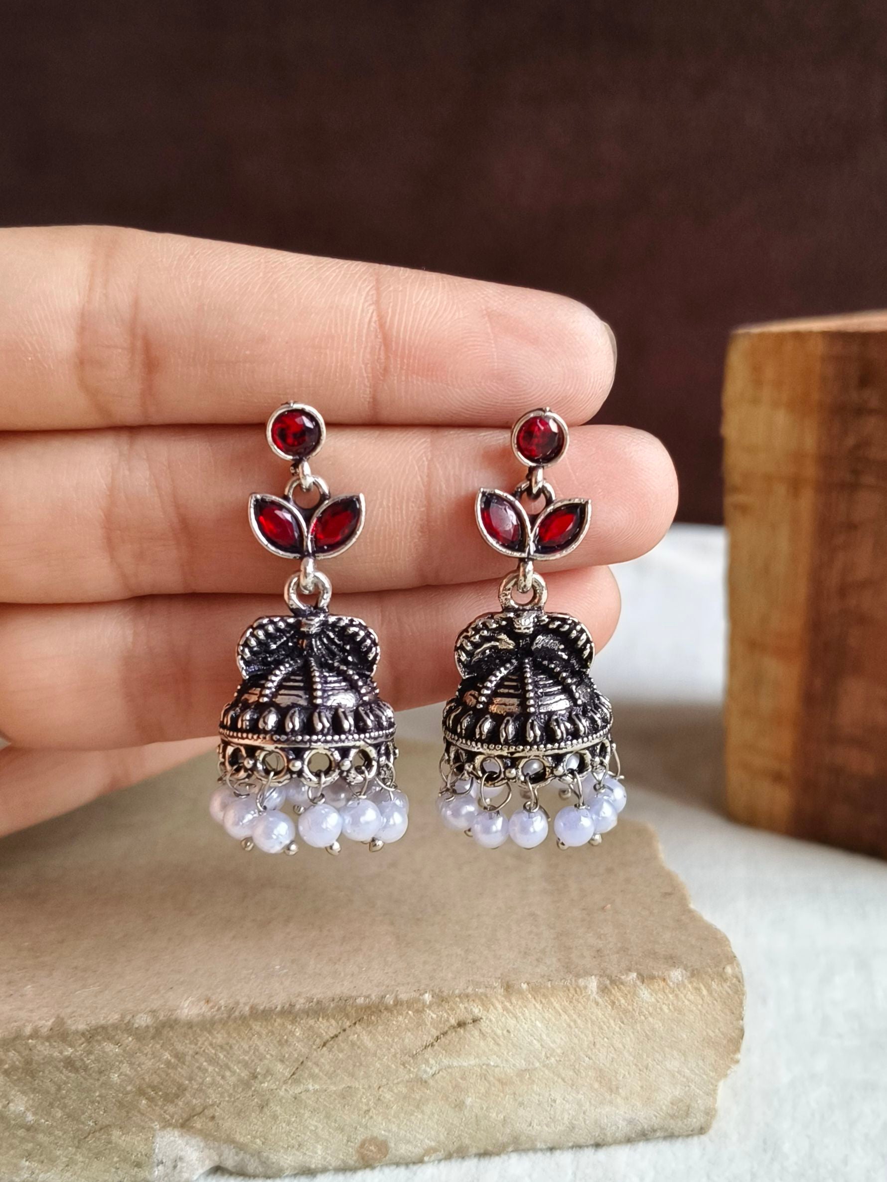 Oxidised Earrings