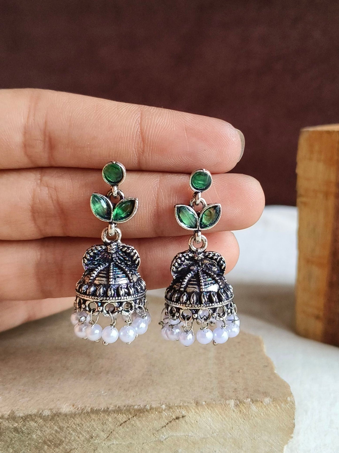 Oxidised Earrings