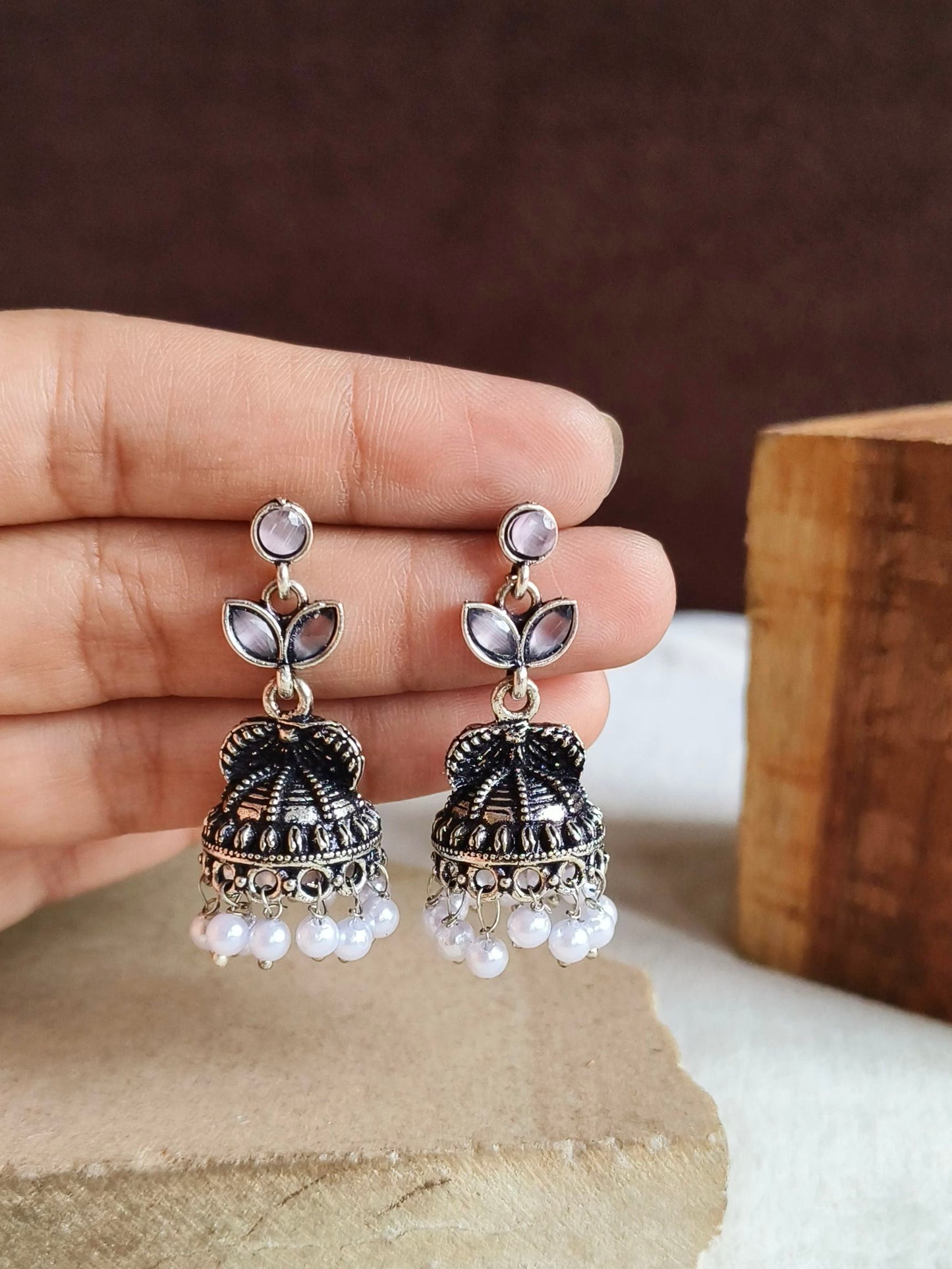 Oxidised Earrings