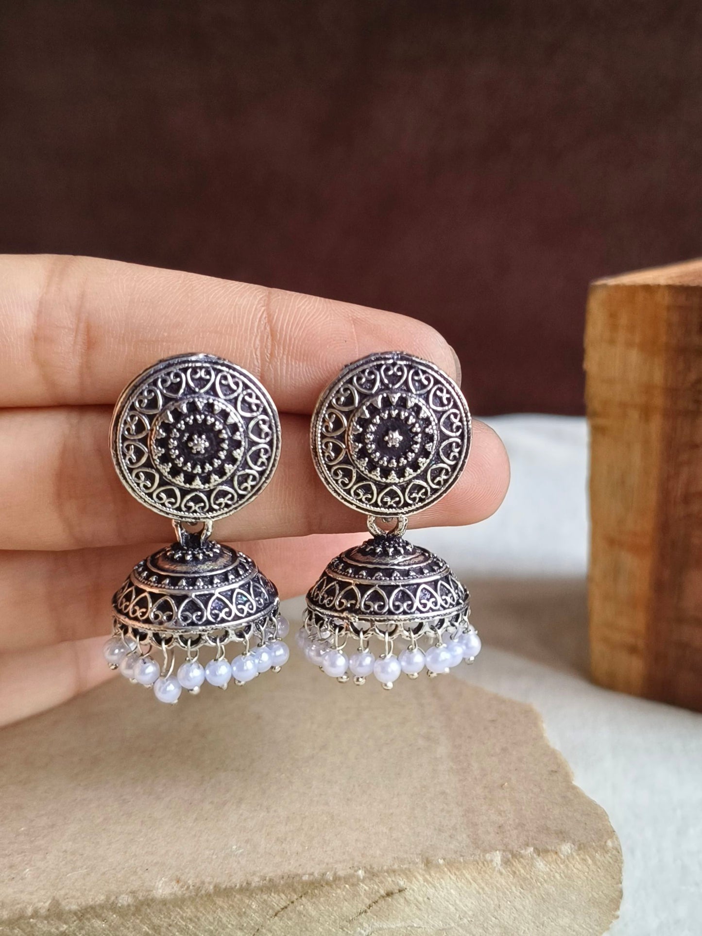 Oxidised Earrings