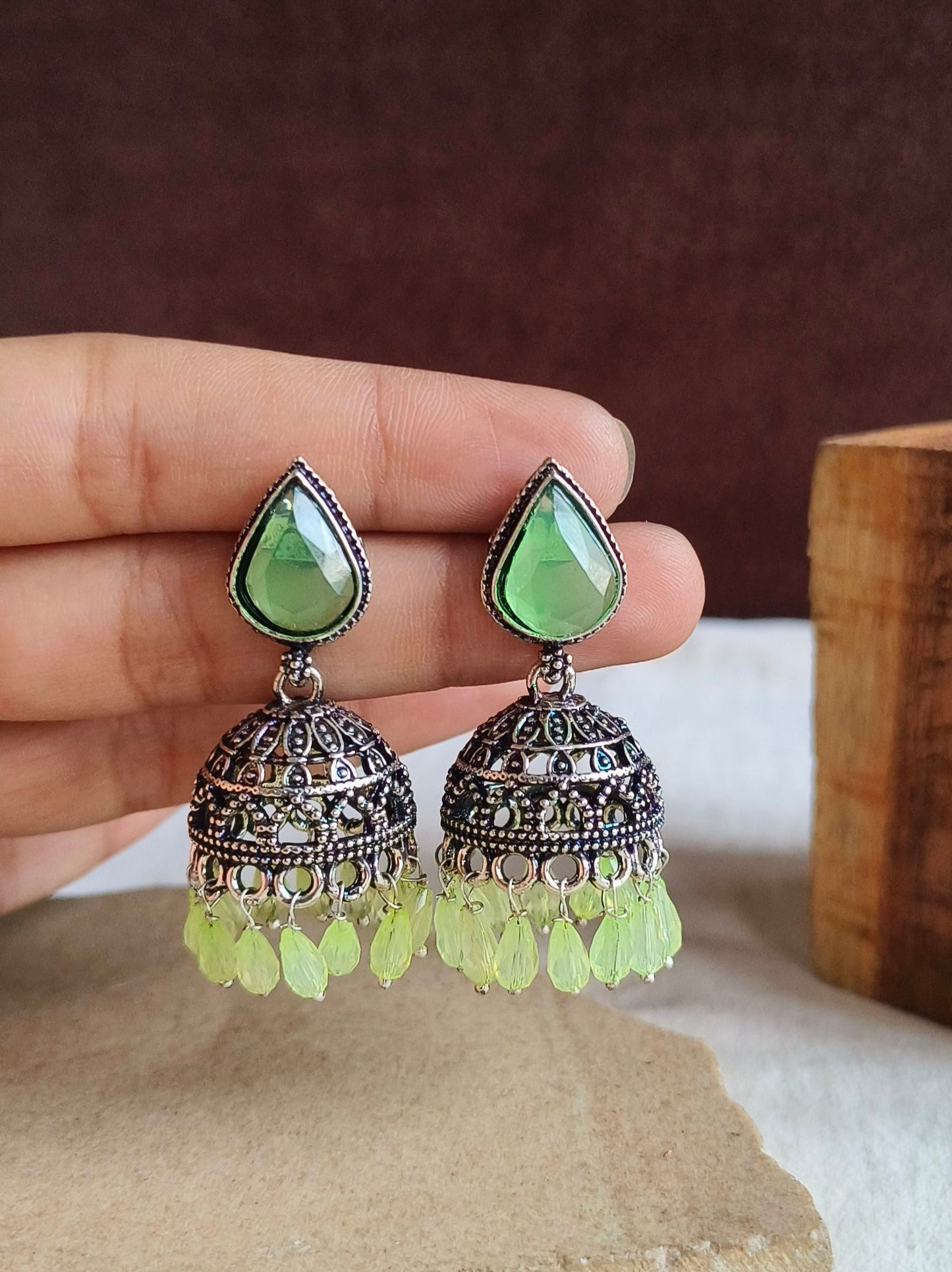 Oxidised Earrings