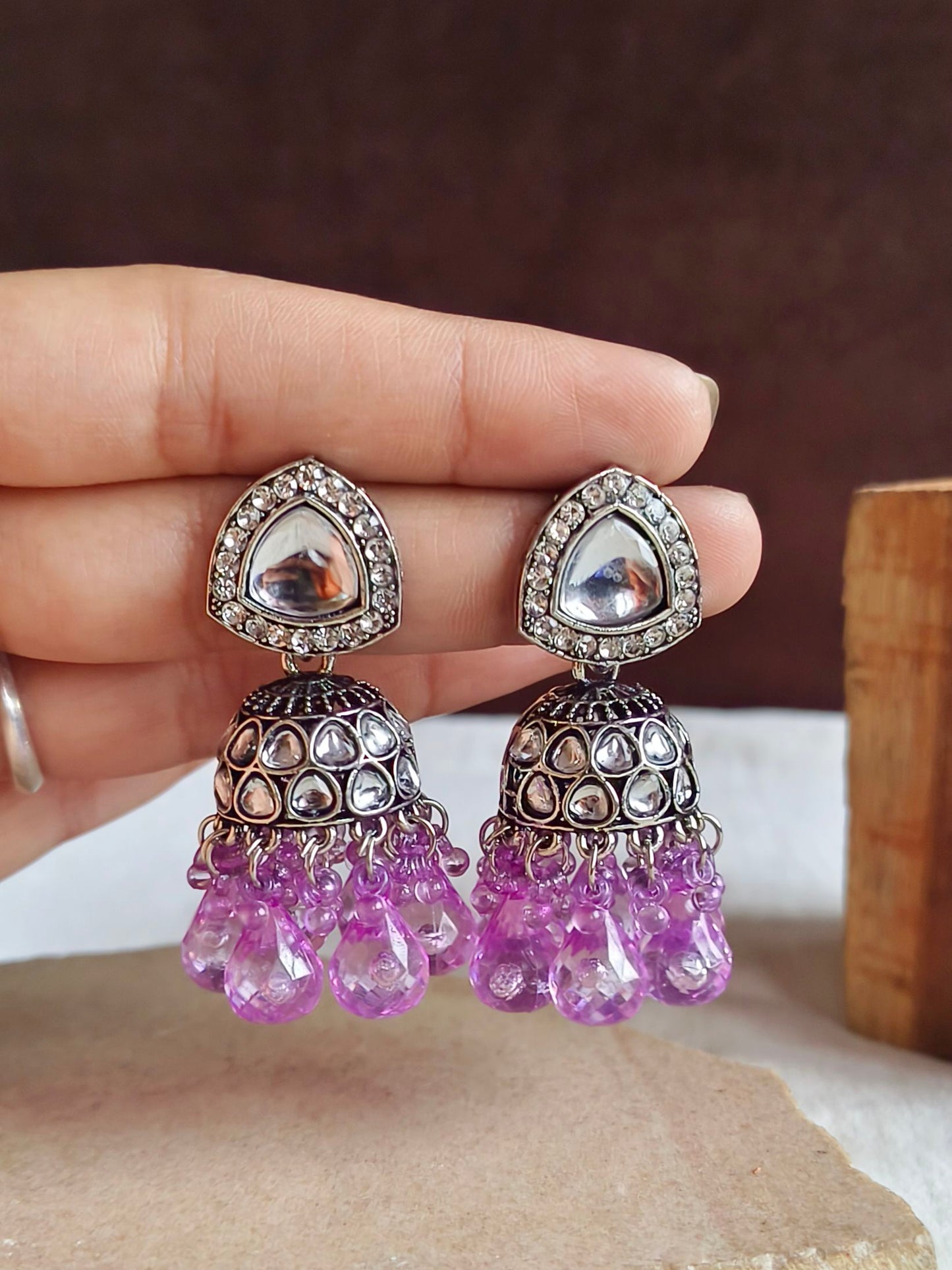 Oxidised Earrings