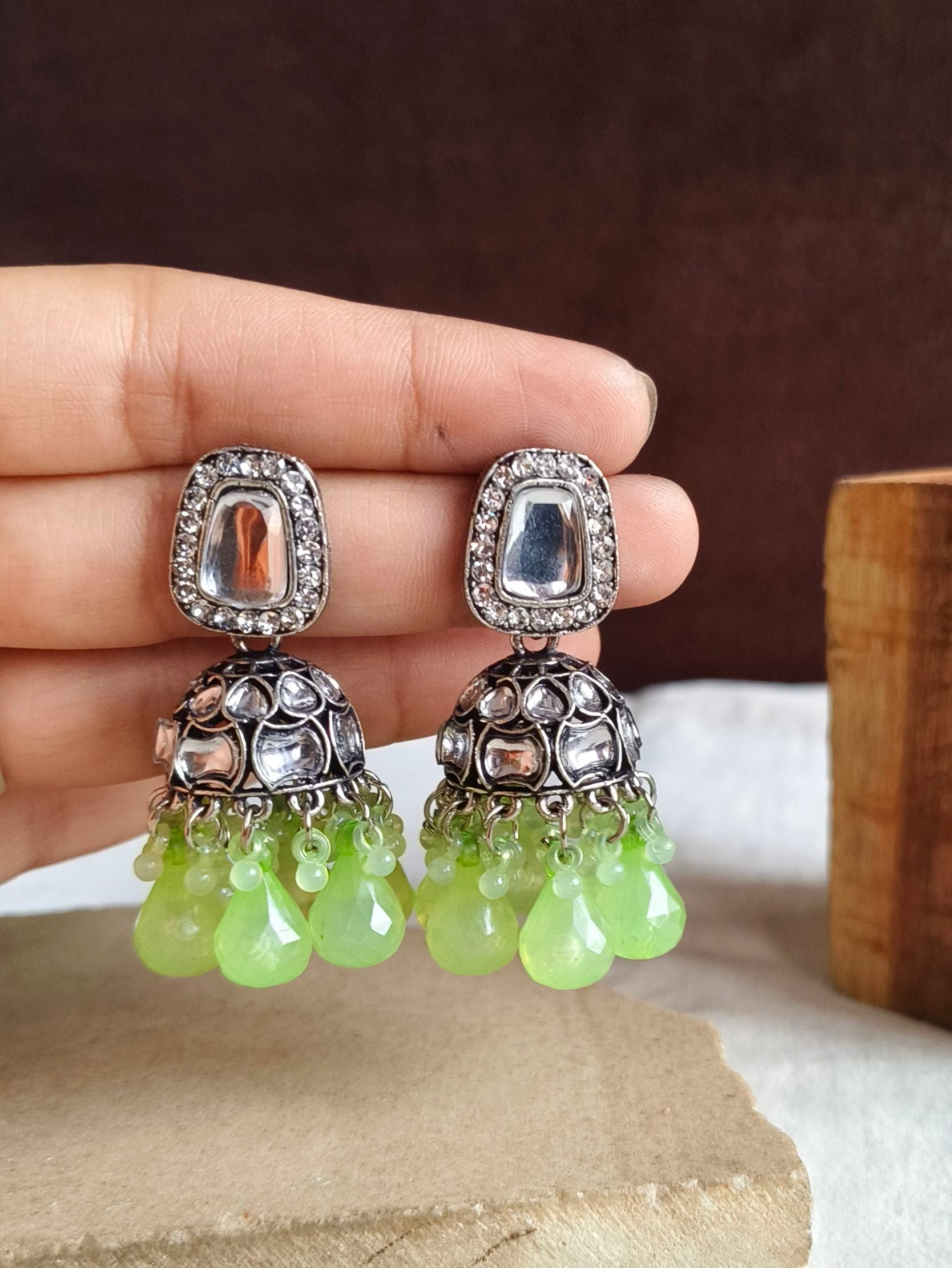 Oxidised Earrings