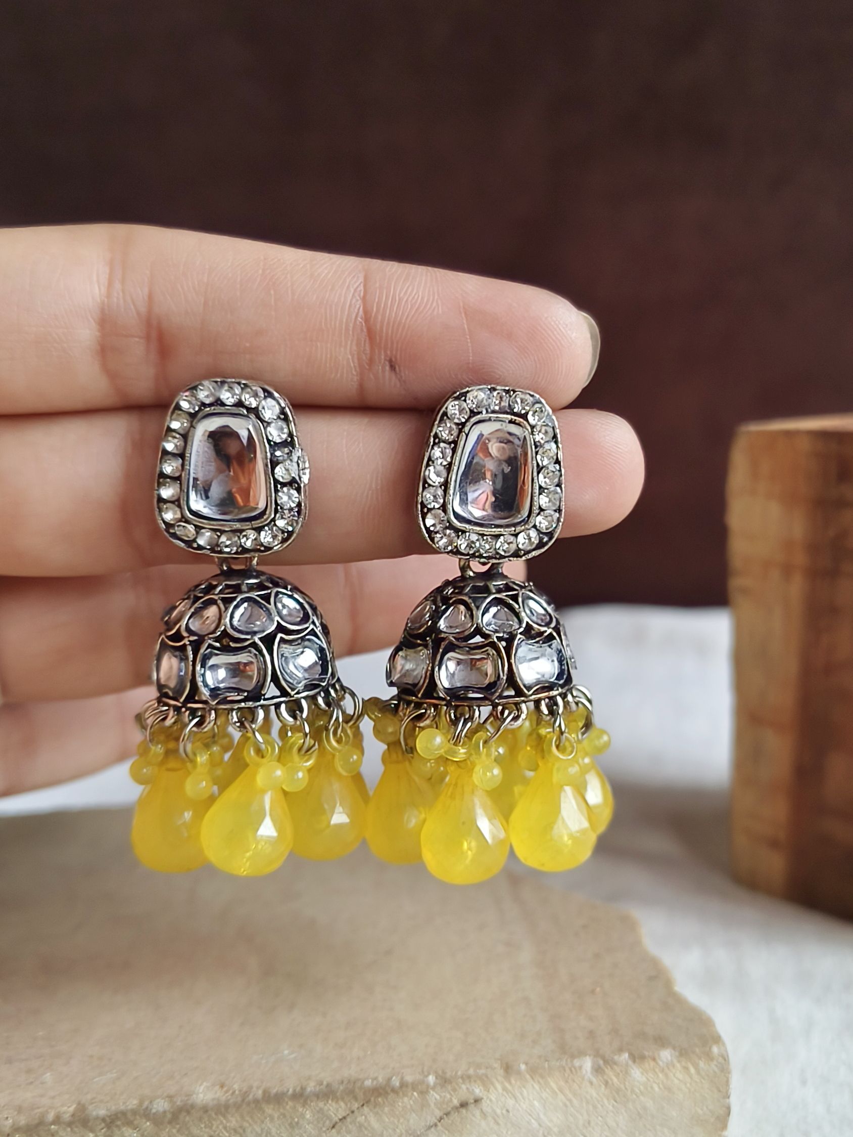 Oxidised Earrings