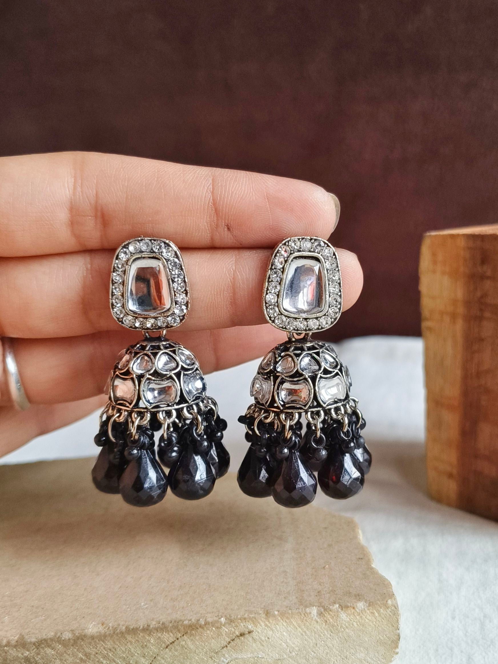Oxidised Earrings