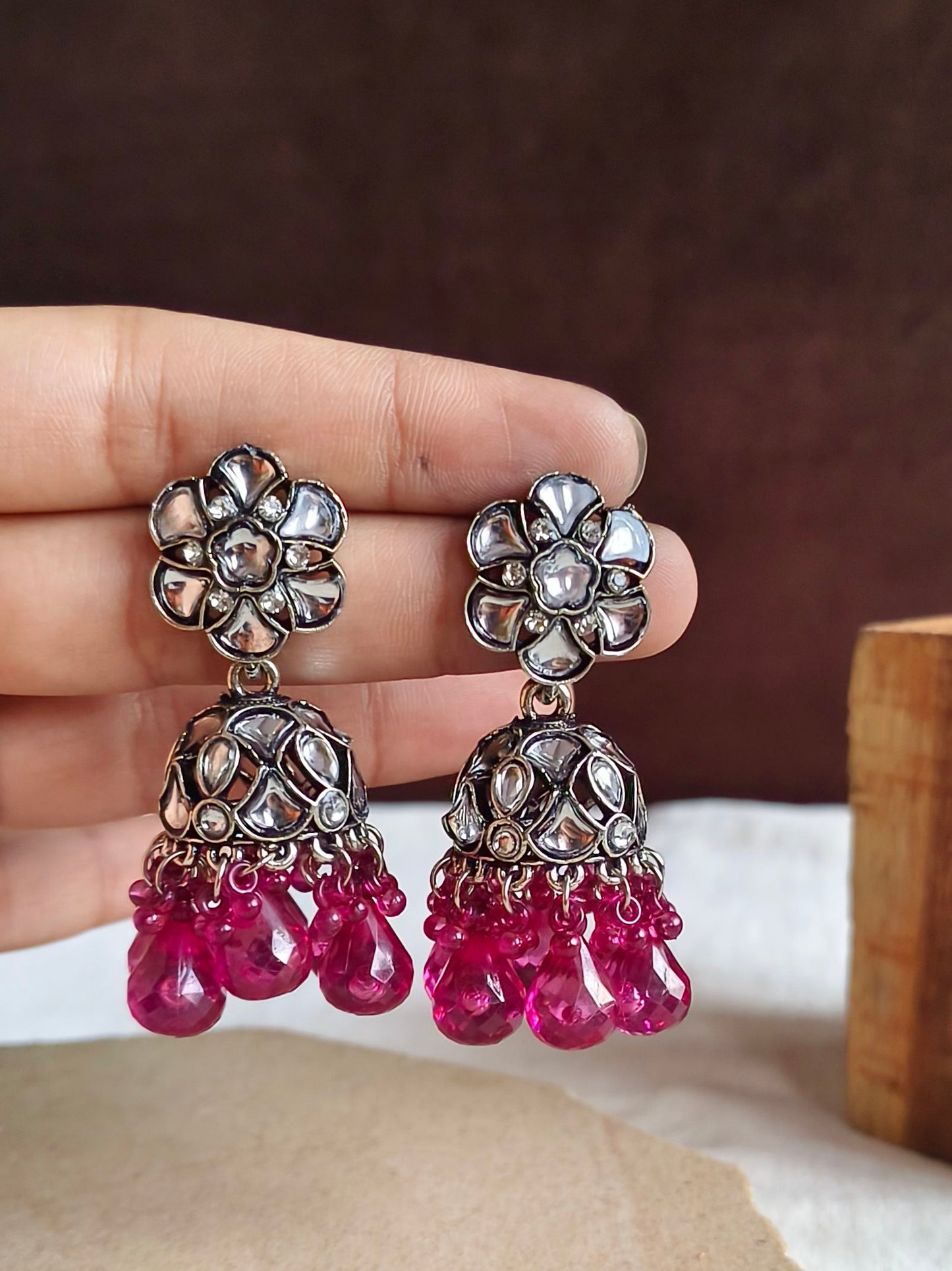 Oxidised Earrings