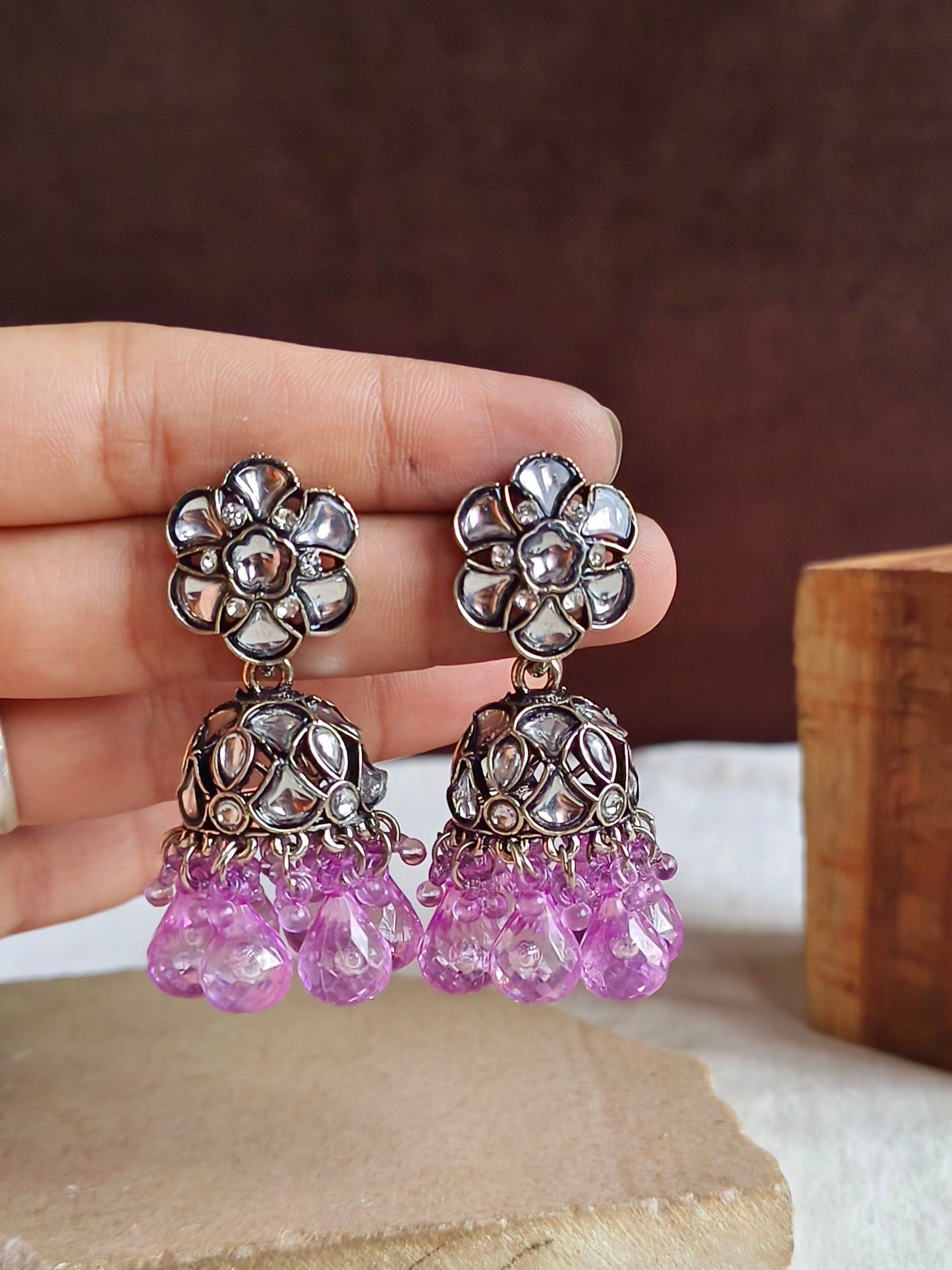 Oxidised Earrings