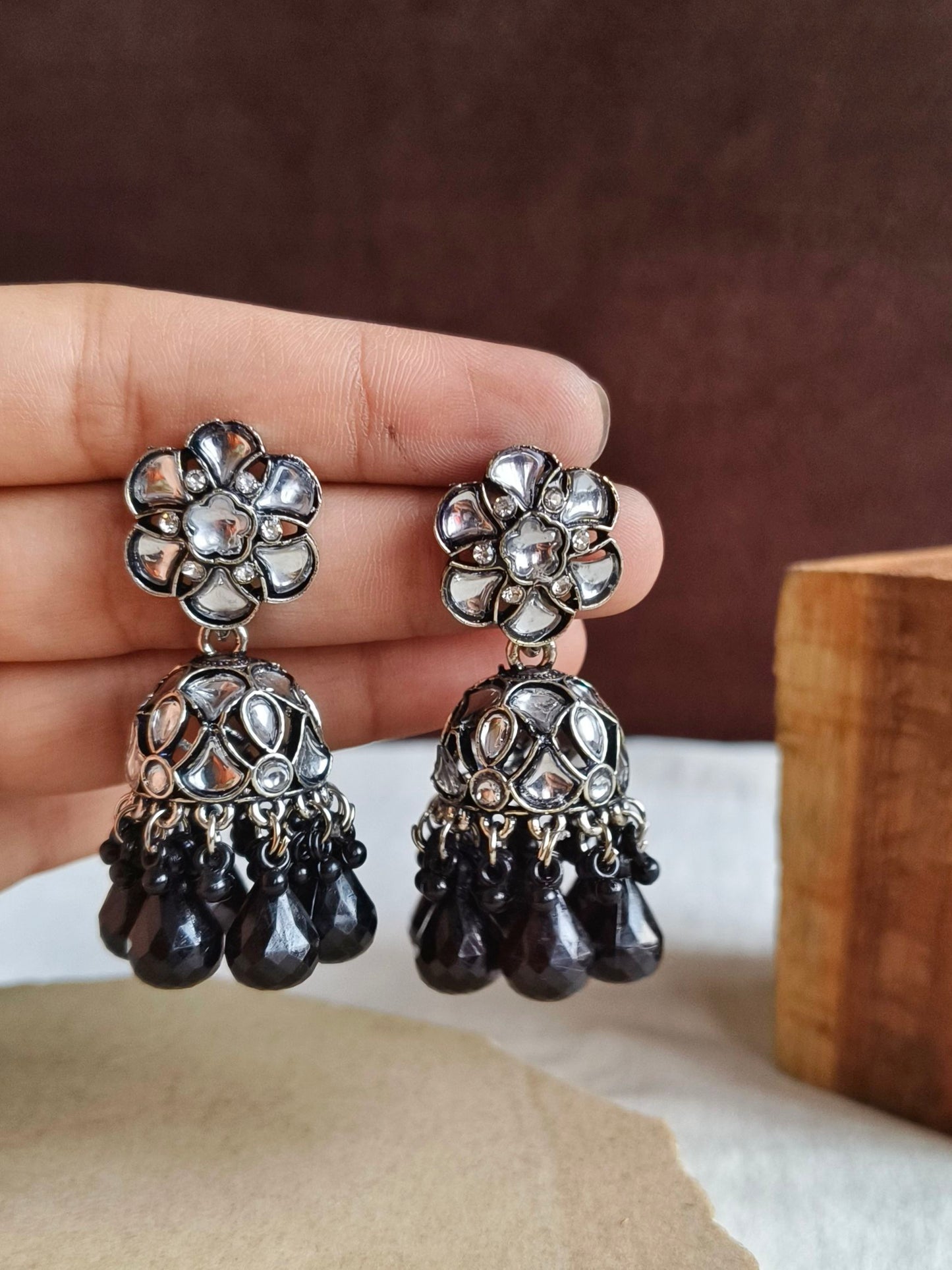 Oxidised Earrings