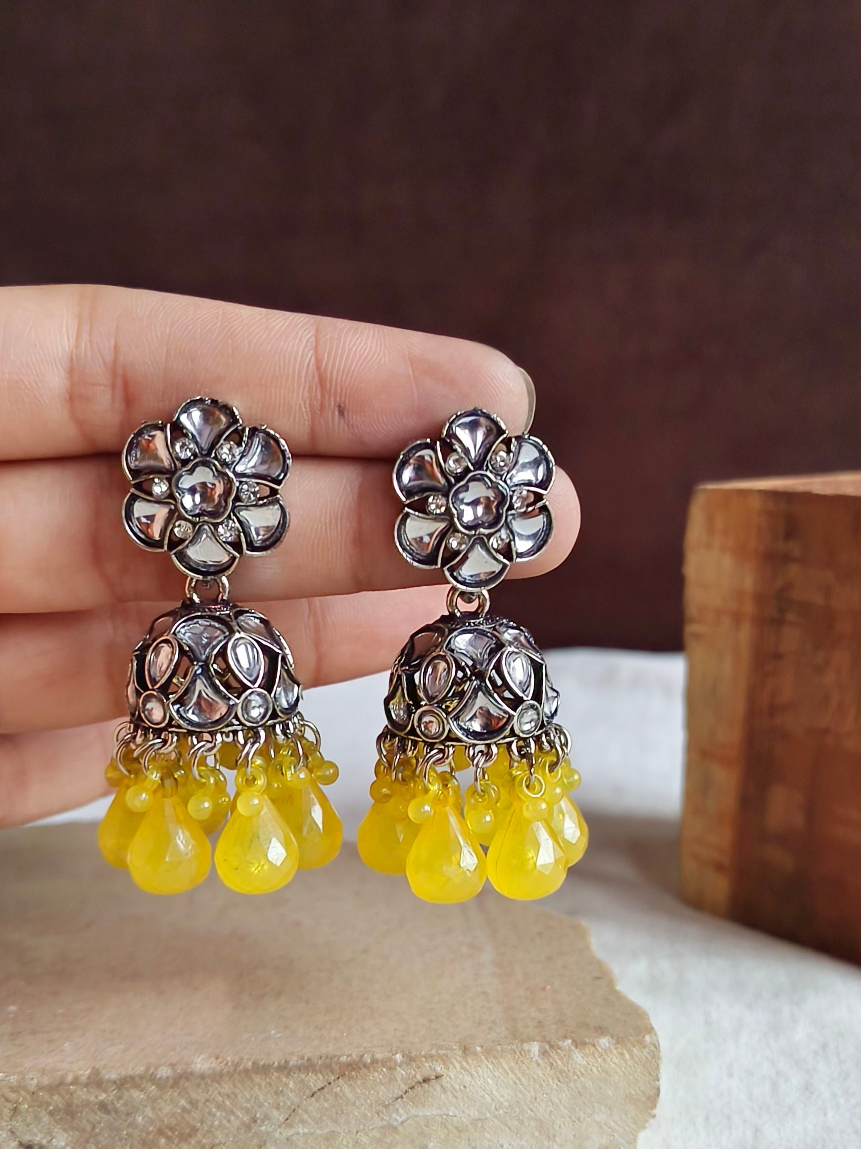 Oxidised Earrings