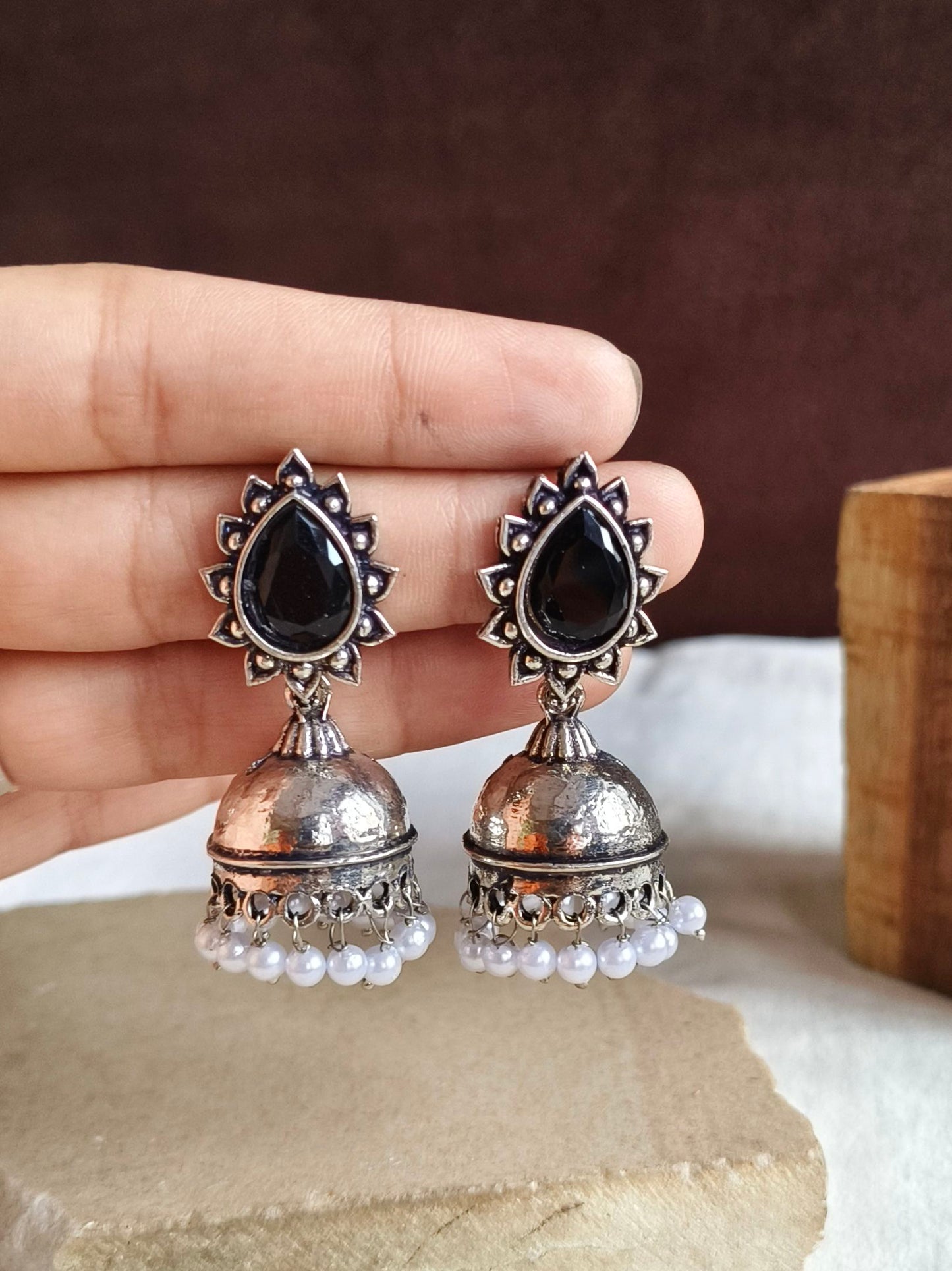 Oxidised Earrings