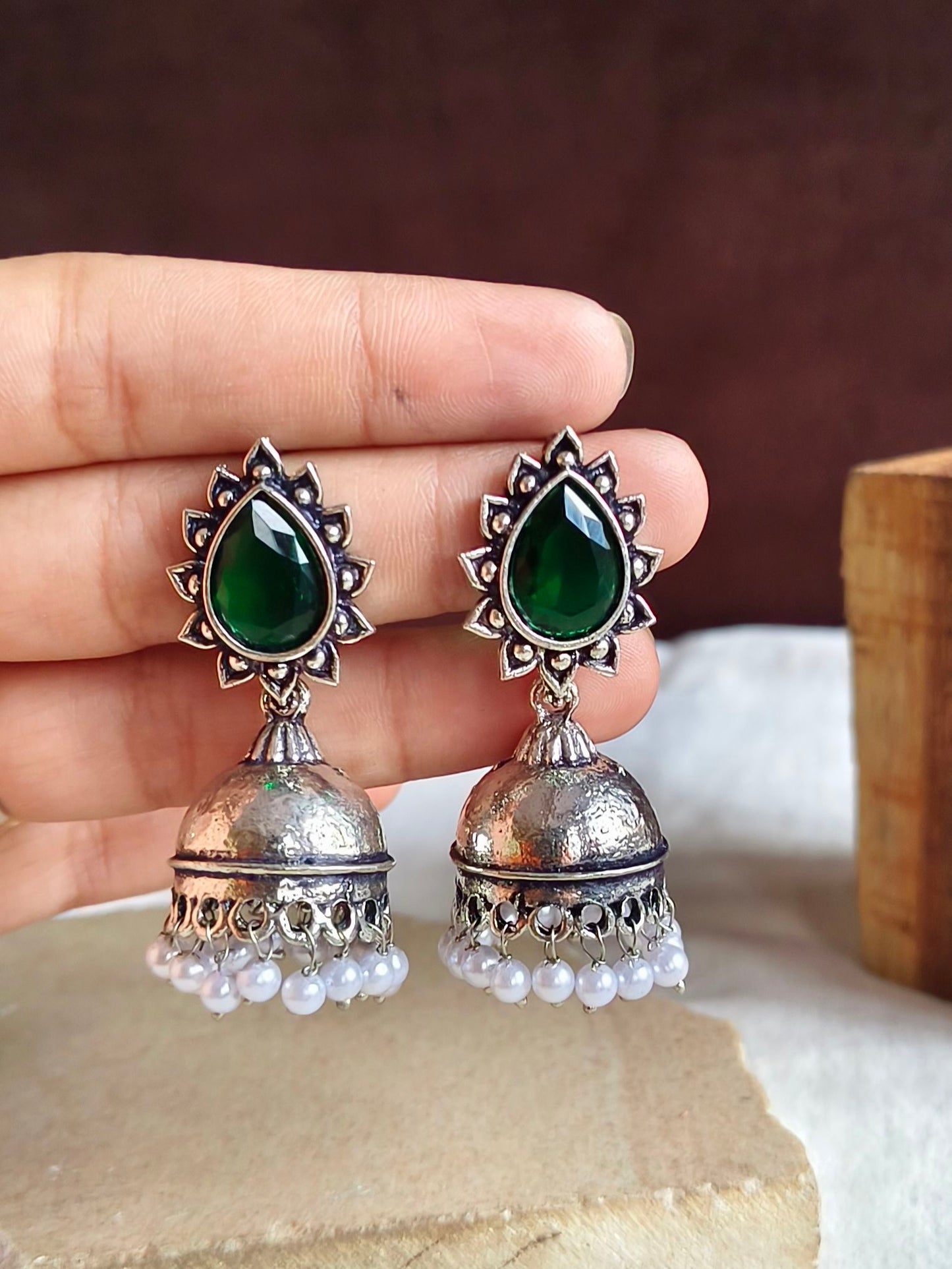 Oxidised Earrings