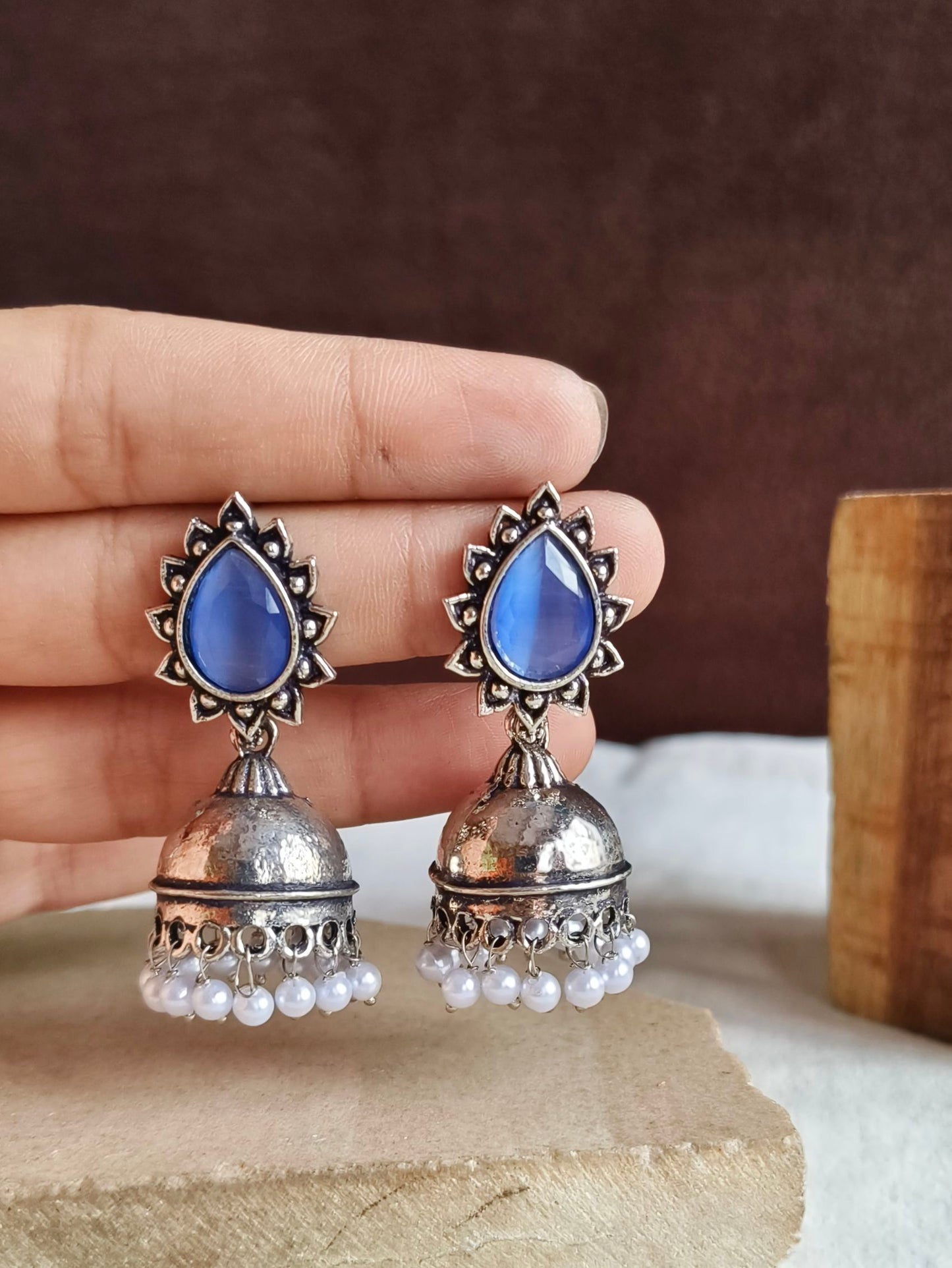 Oxidised Earrings