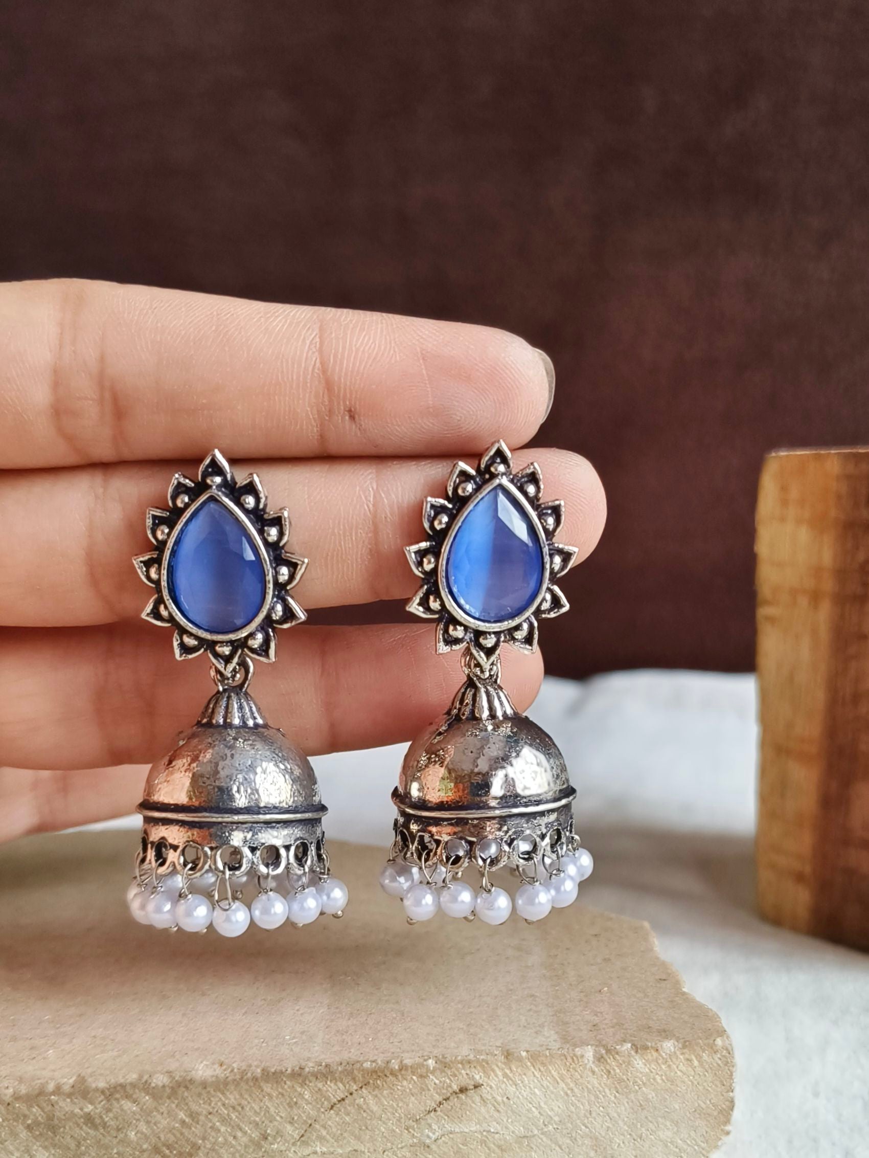 Oxidised Earrings