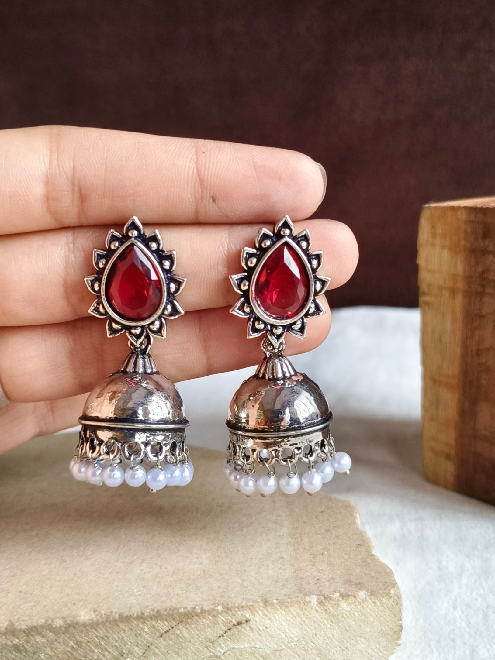 Oxidised Earrings