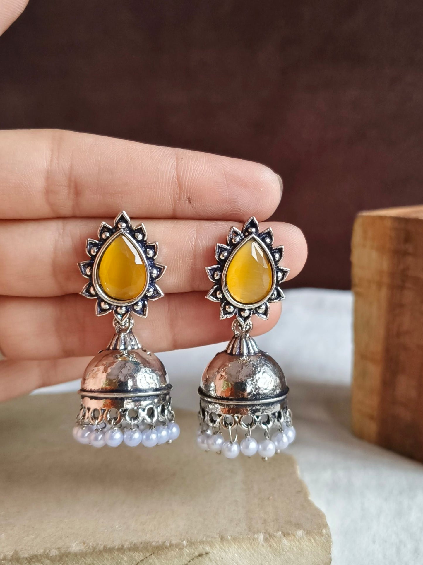 Oxidised Earrings