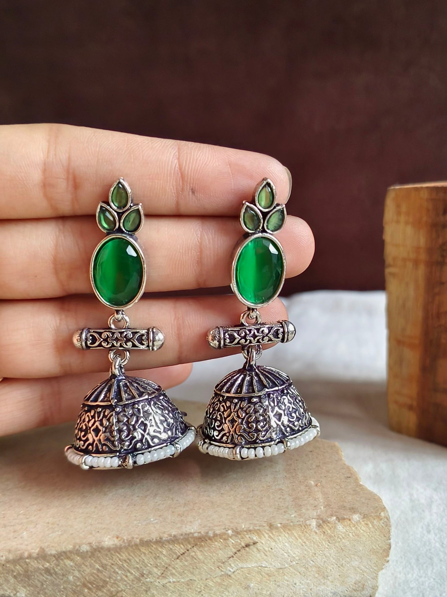 Oxidised Earrings