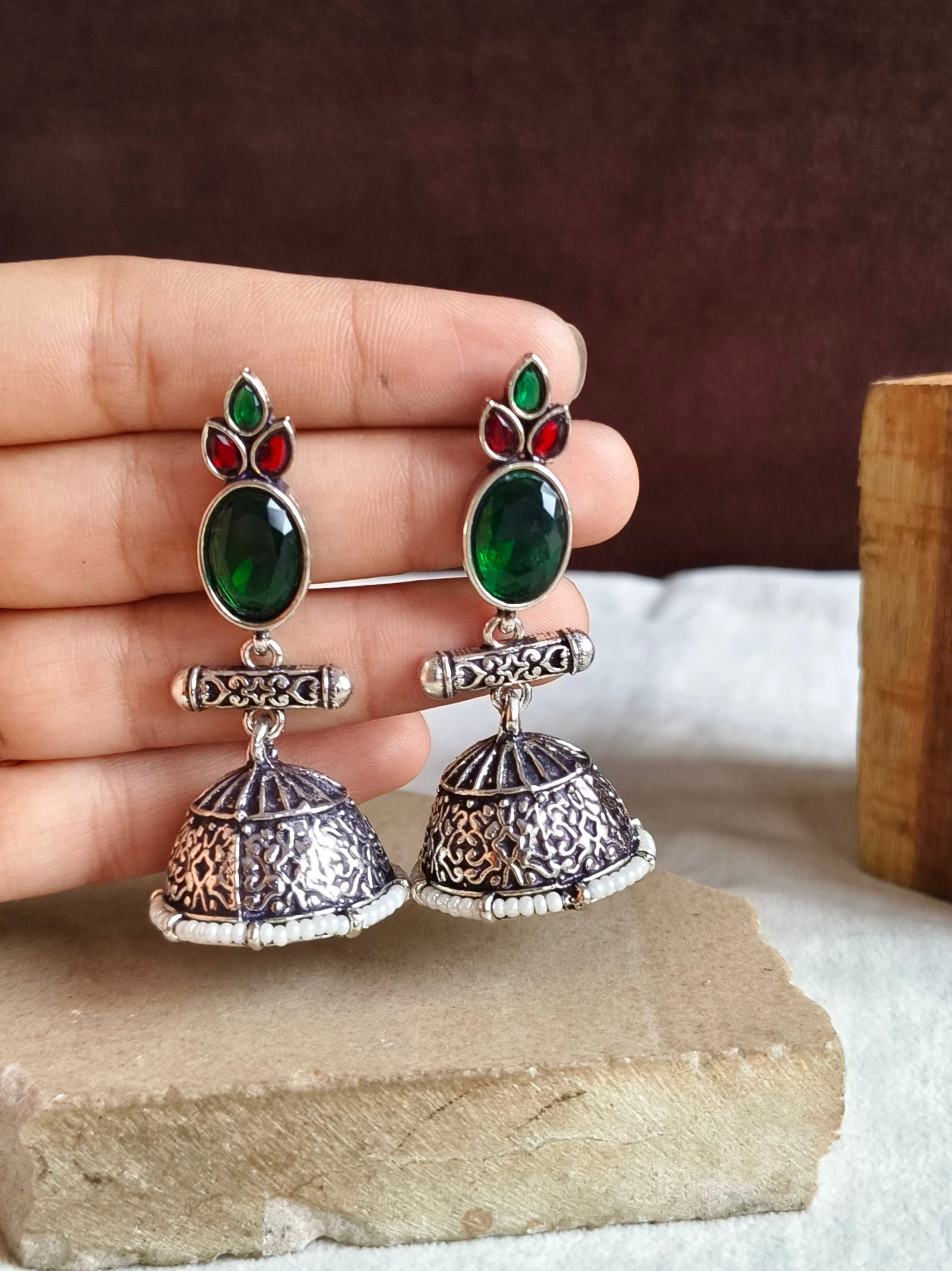 Oxidised Earrings