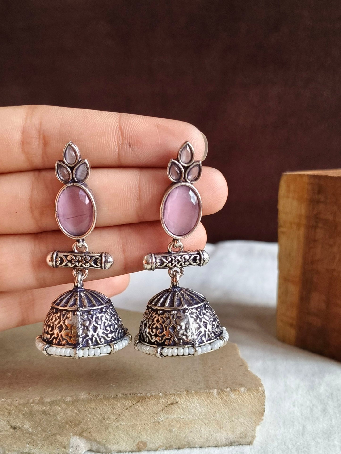 Oxidised Earrings