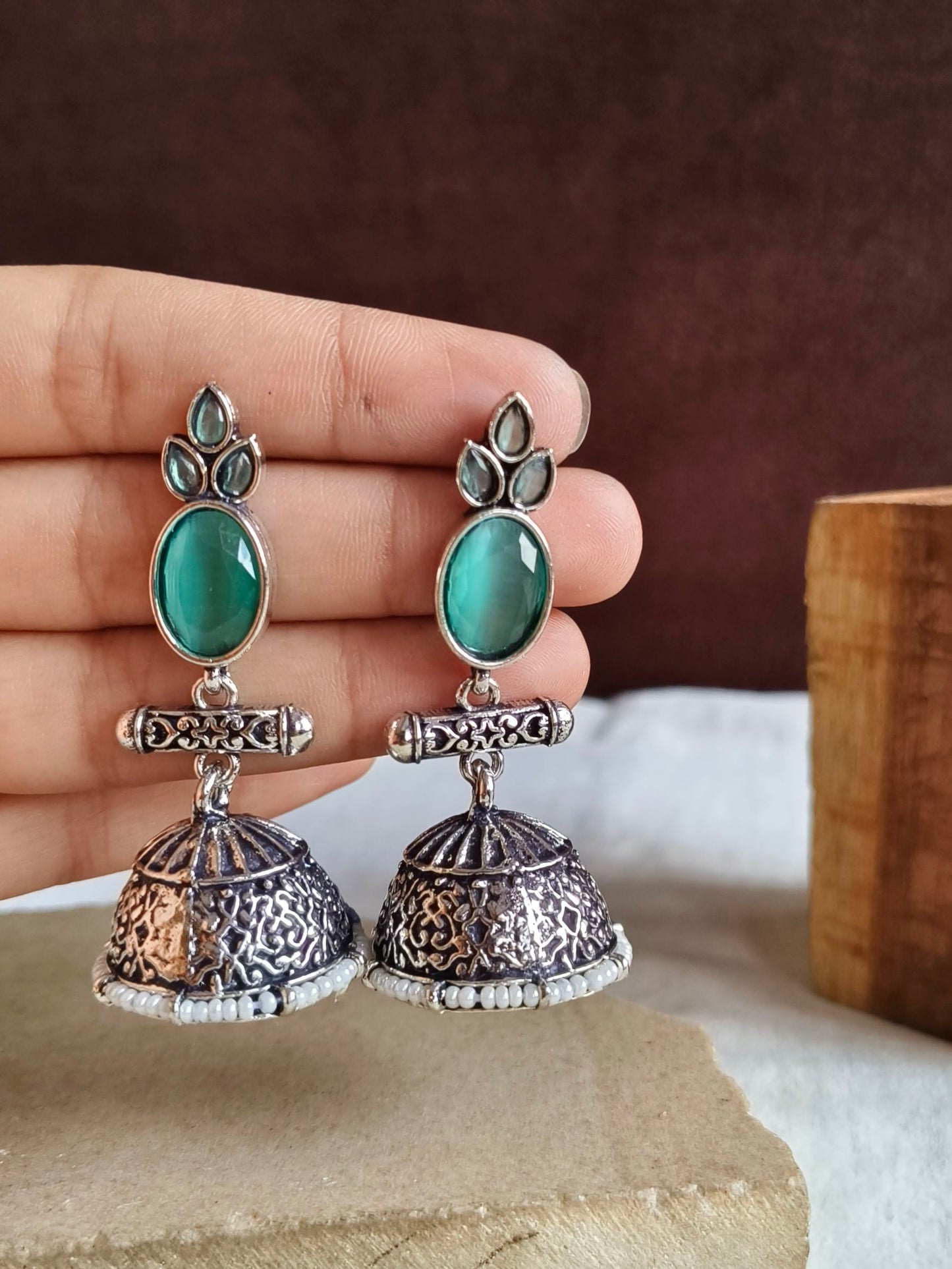 Oxidised Earrings