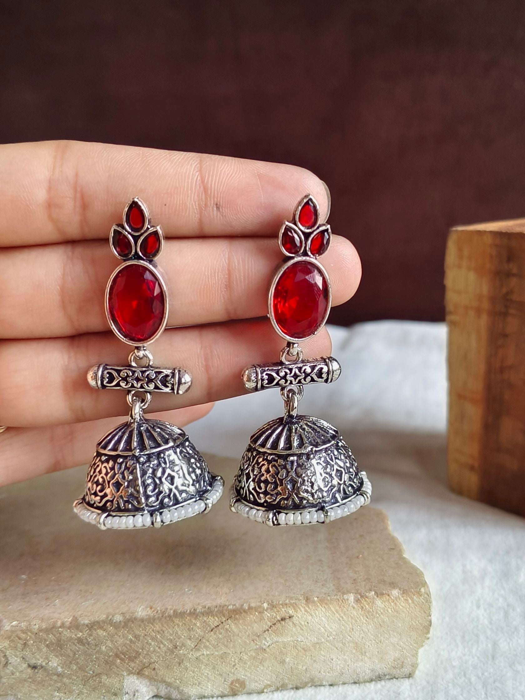 Oxidised Earrings