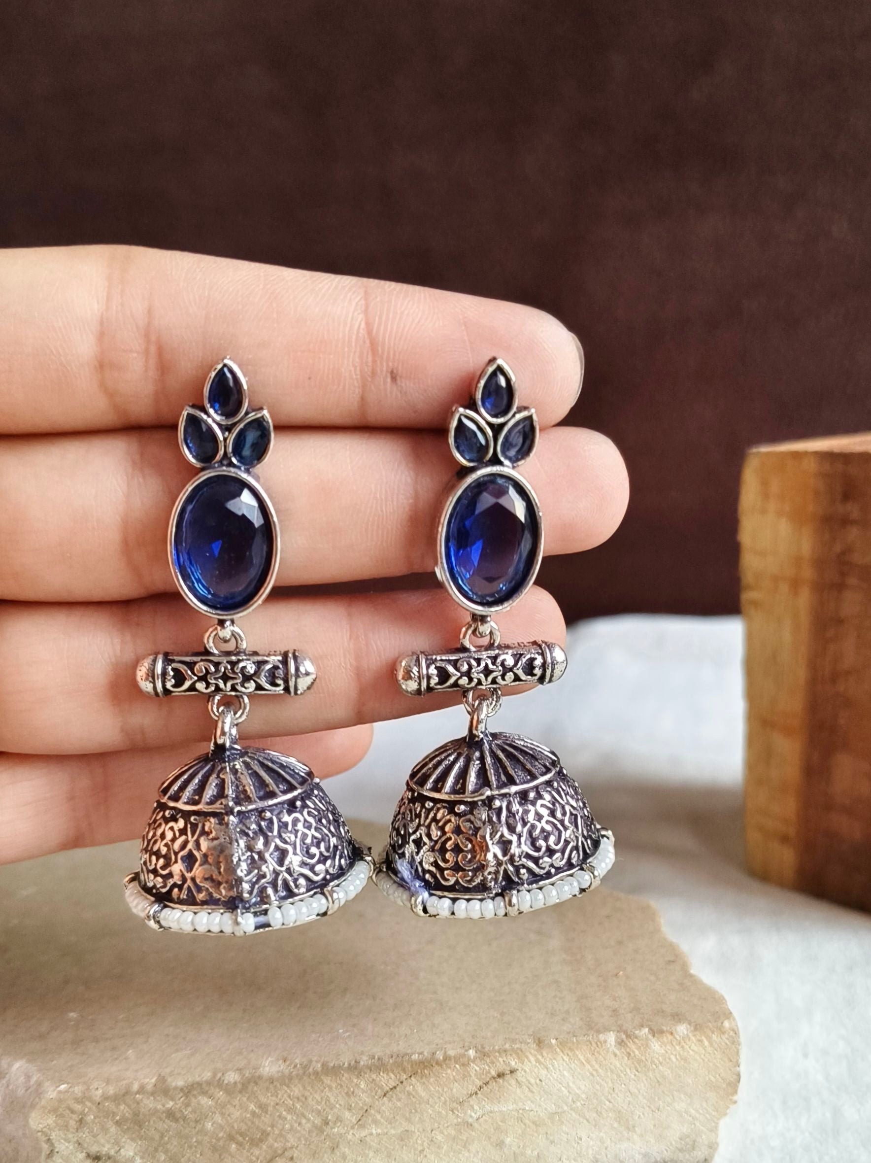 Oxidised Earrings