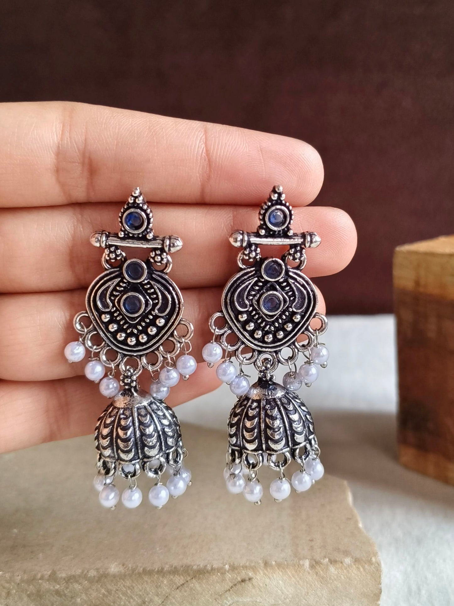 Oxidised Earrings