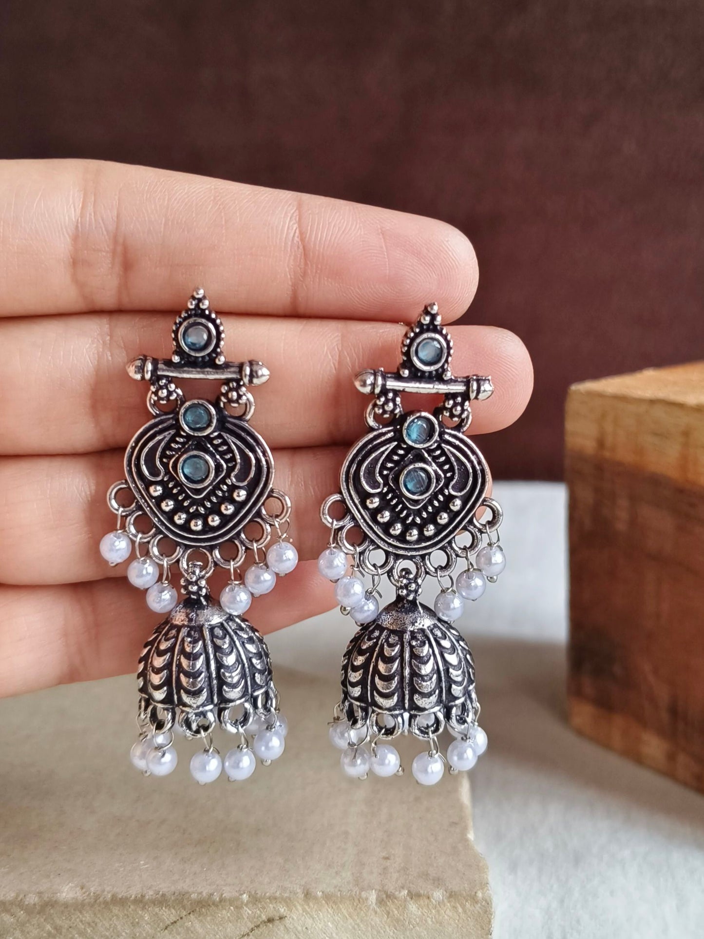 Oxidised Earrings