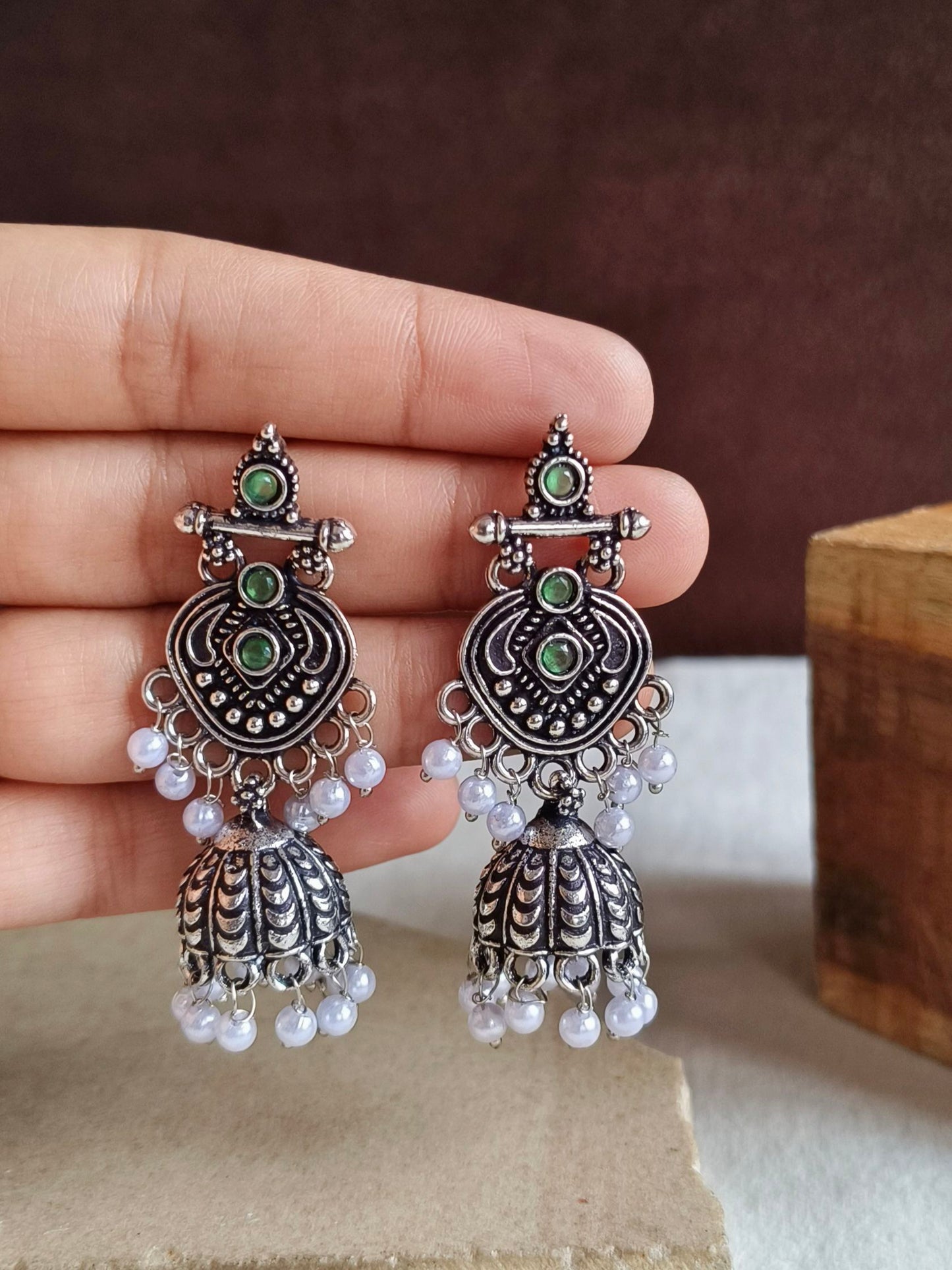 Oxidised Earrings