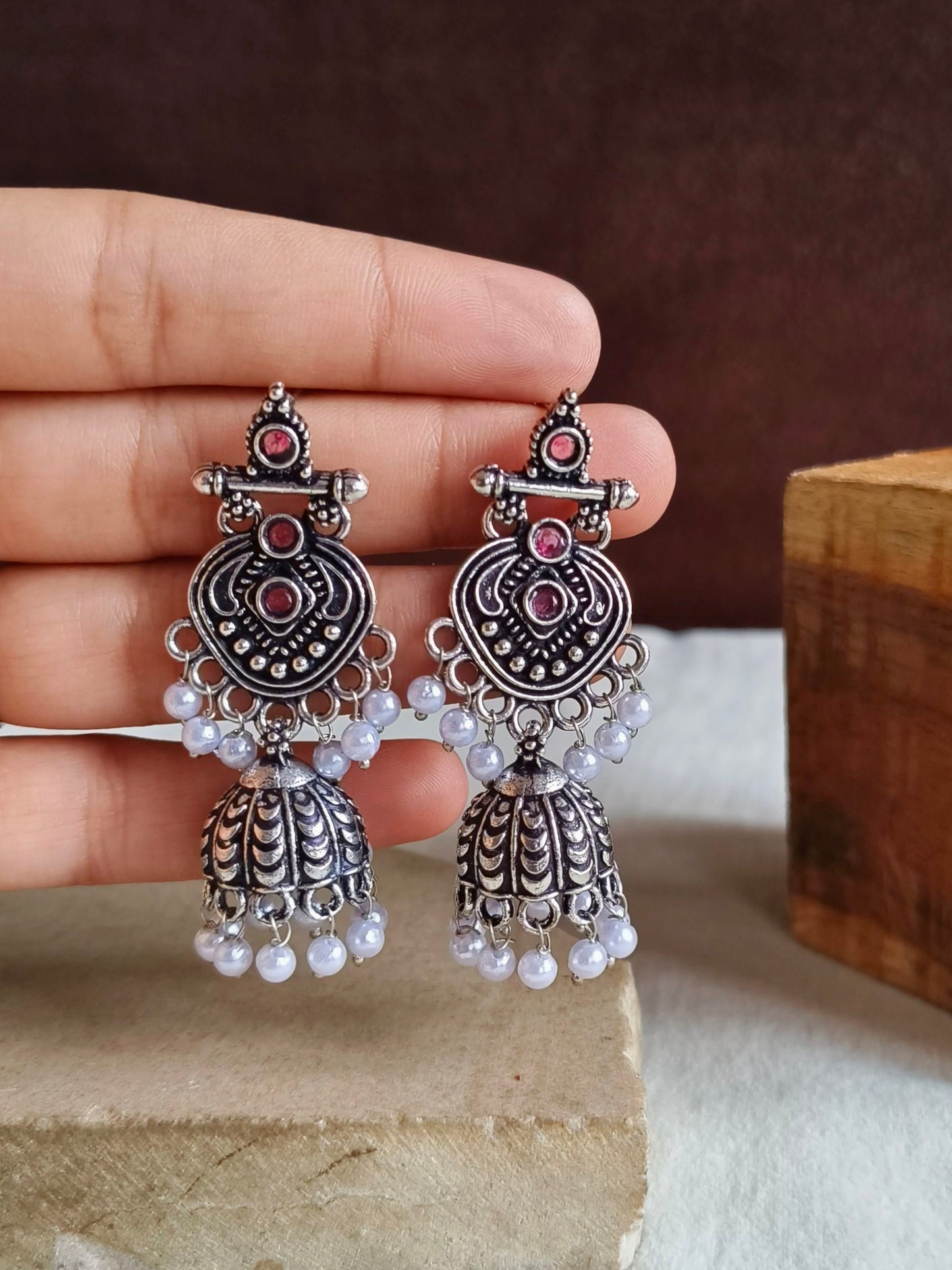 Oxidised Earrings