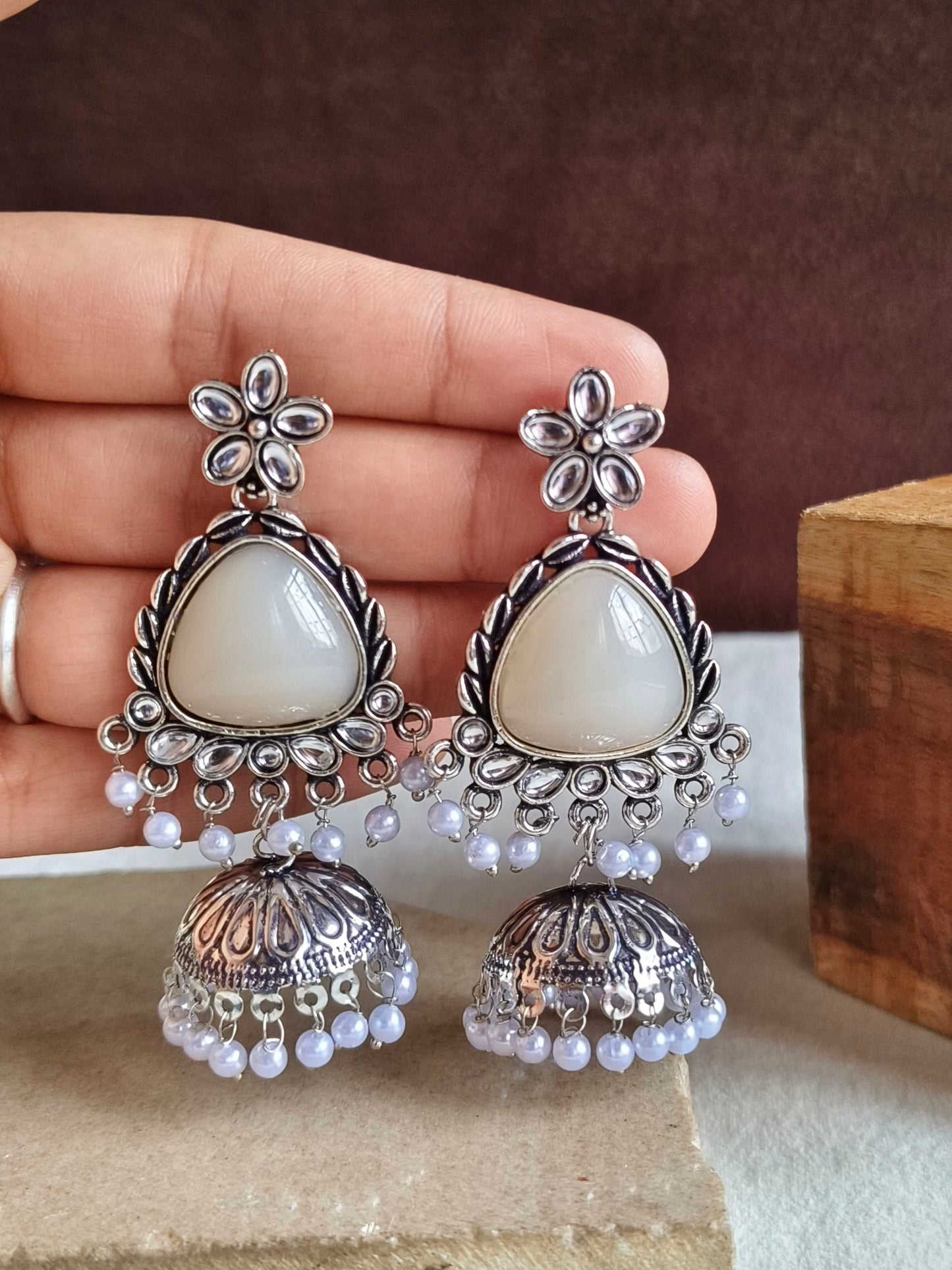 Oxidised Earrings