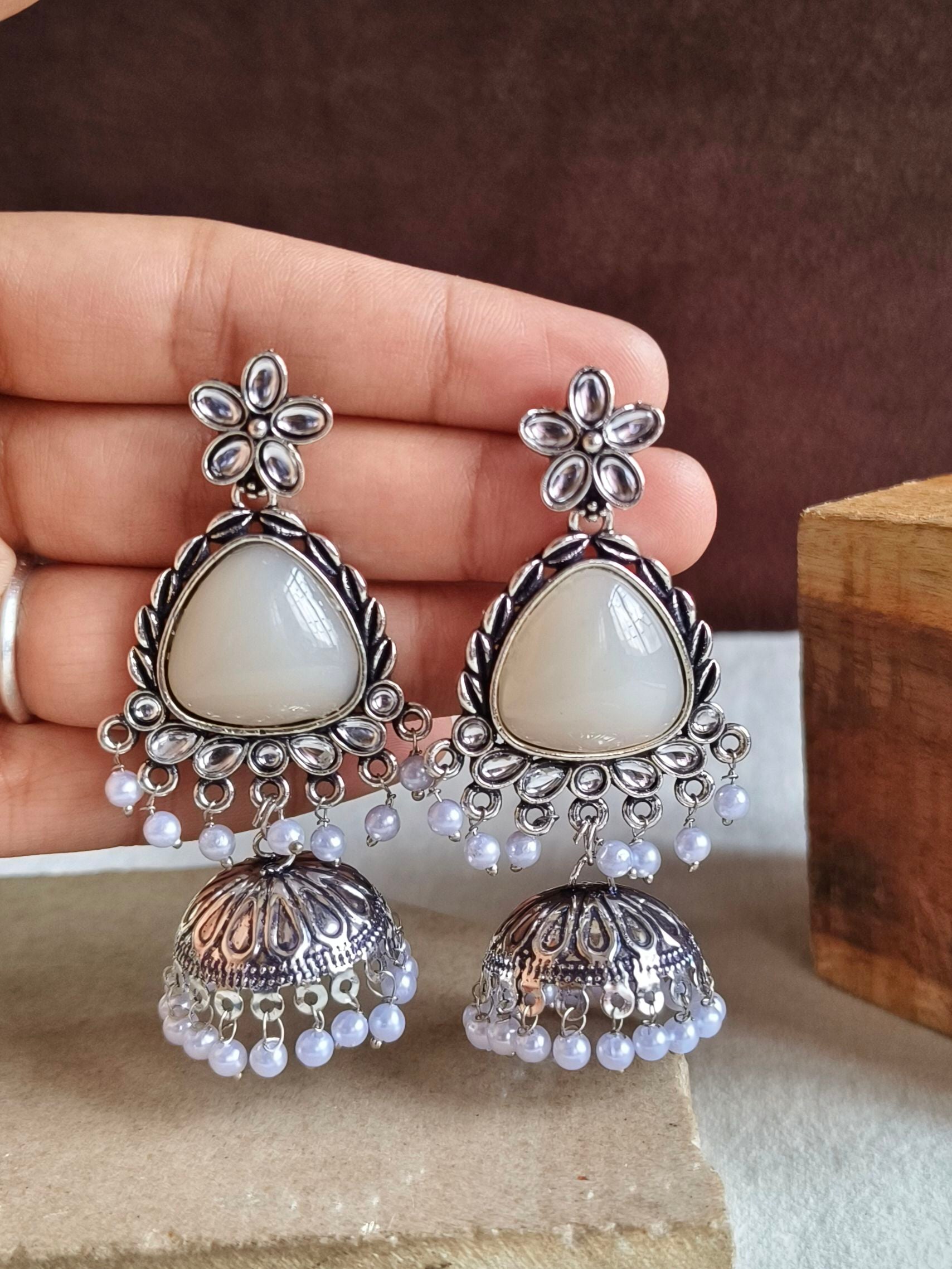 Oxidised Earrings