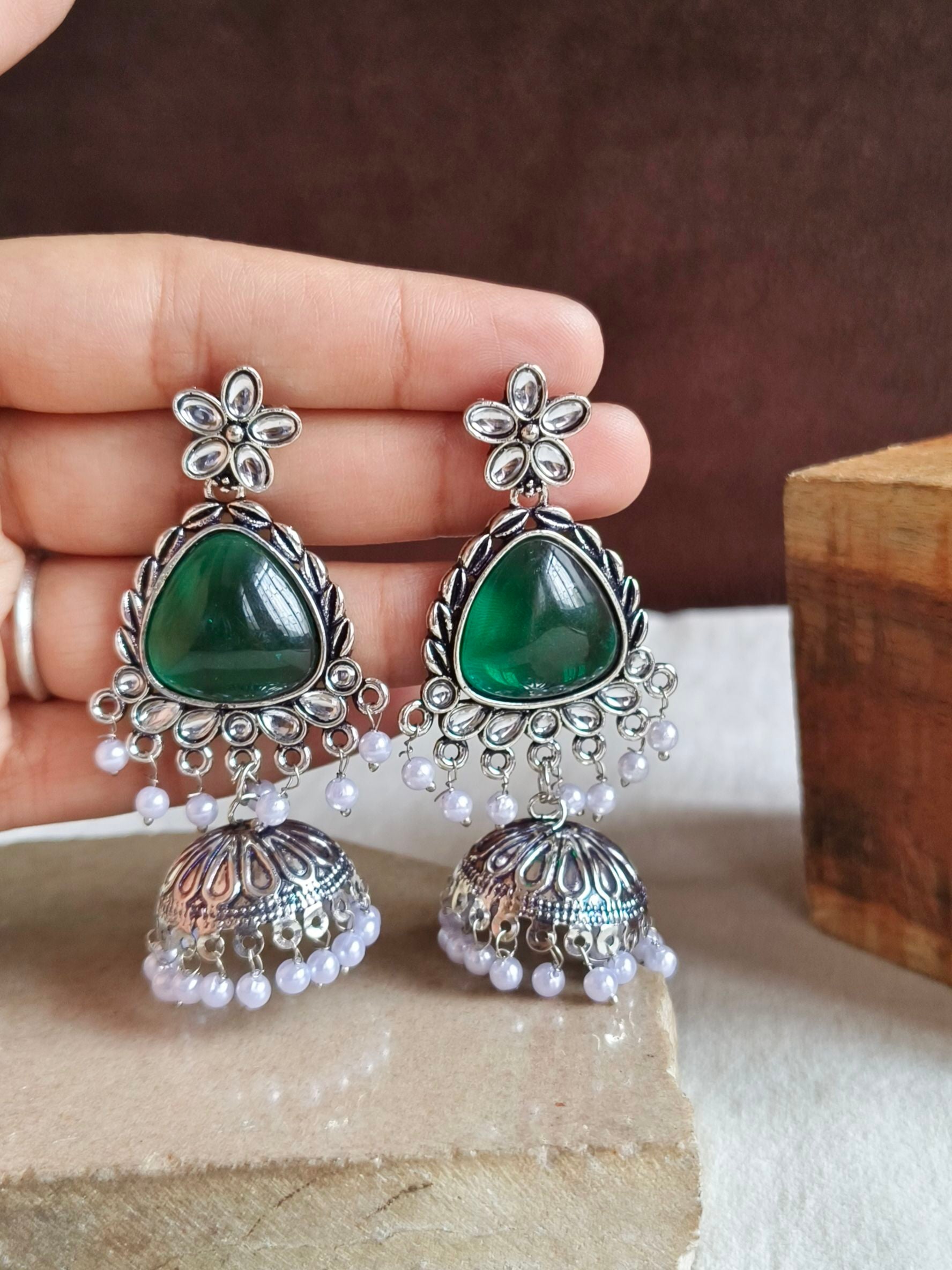 Oxidised Earrings