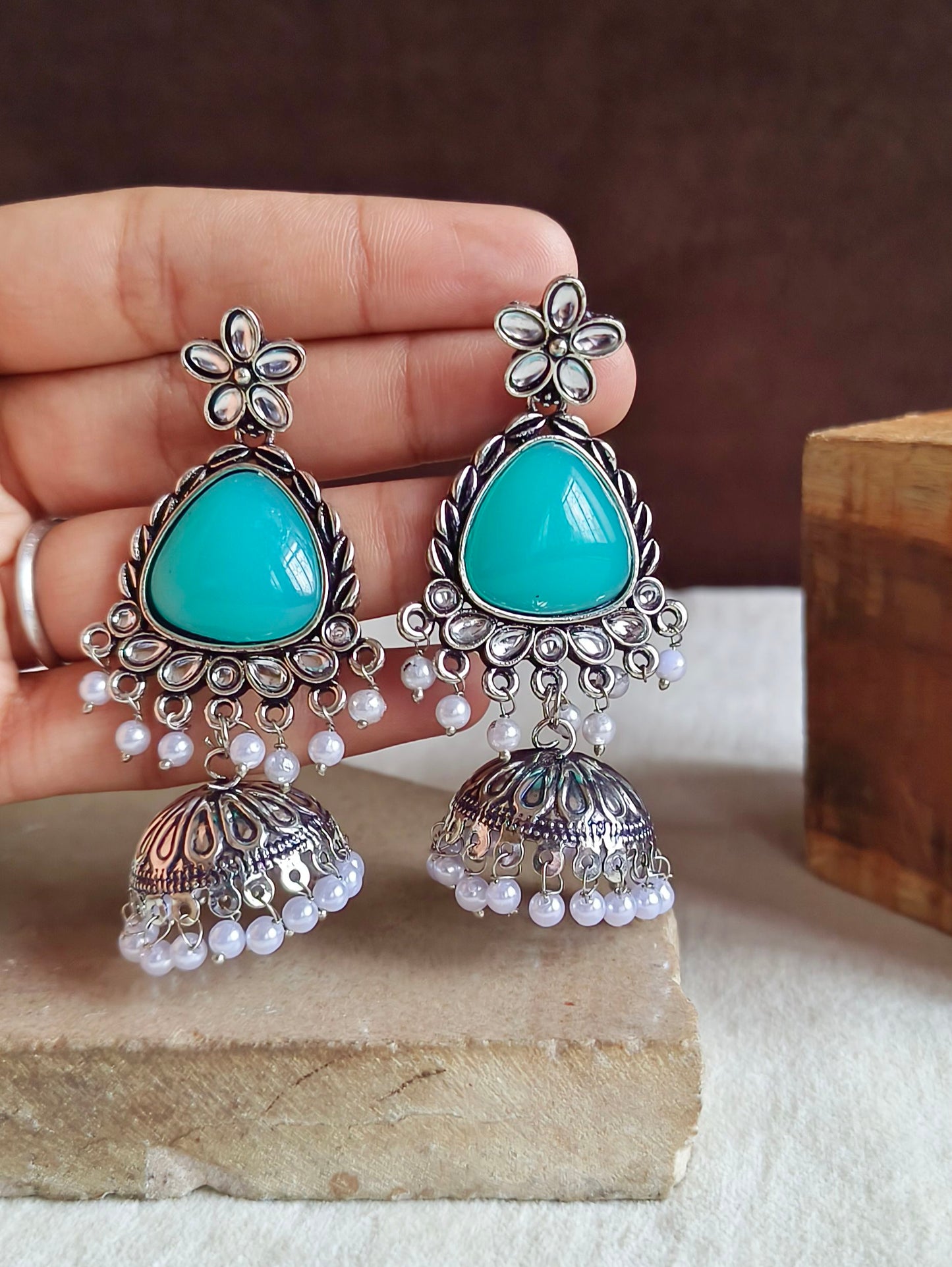 Oxidised Earrings