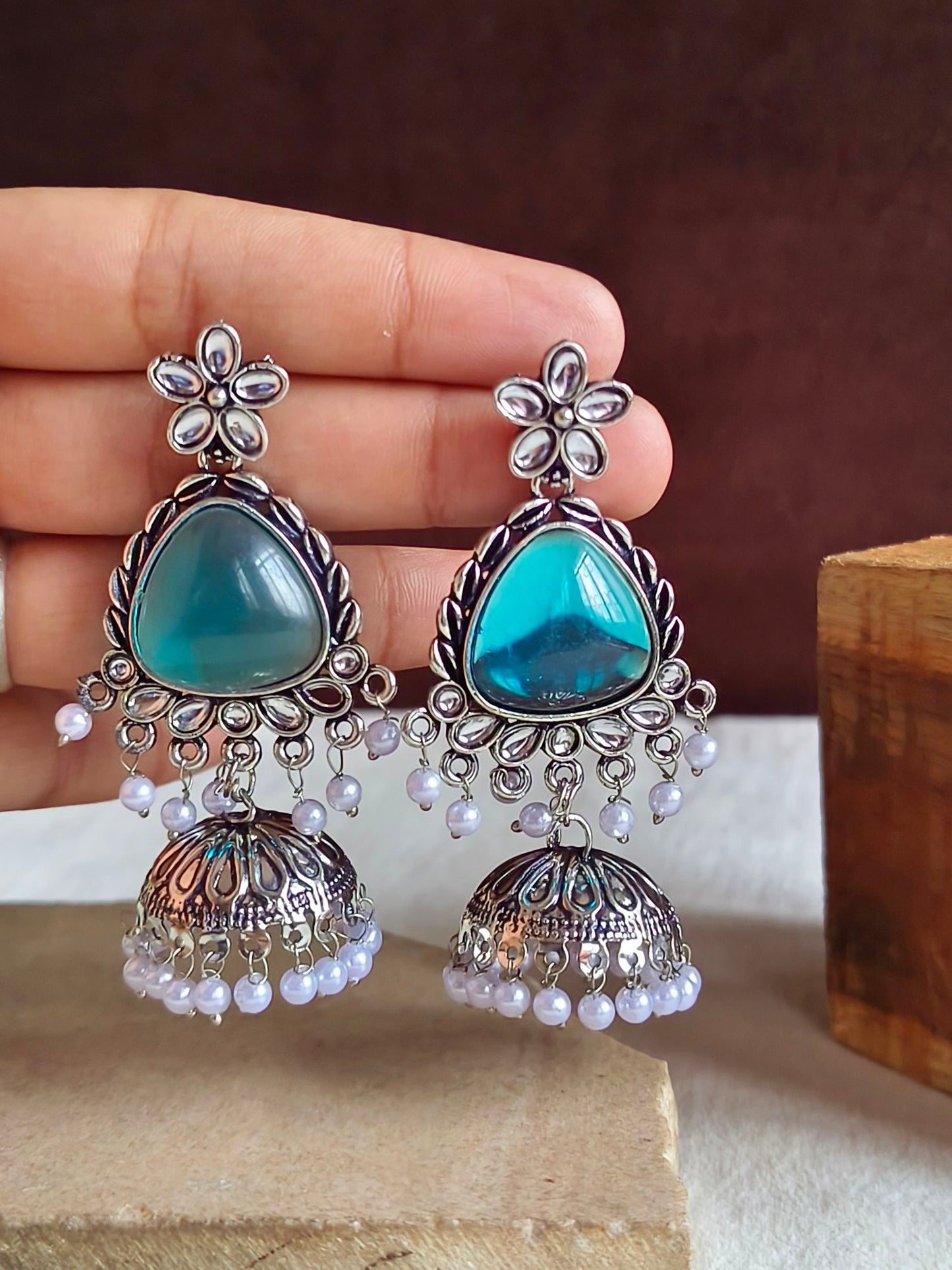 Oxidised Earrings
