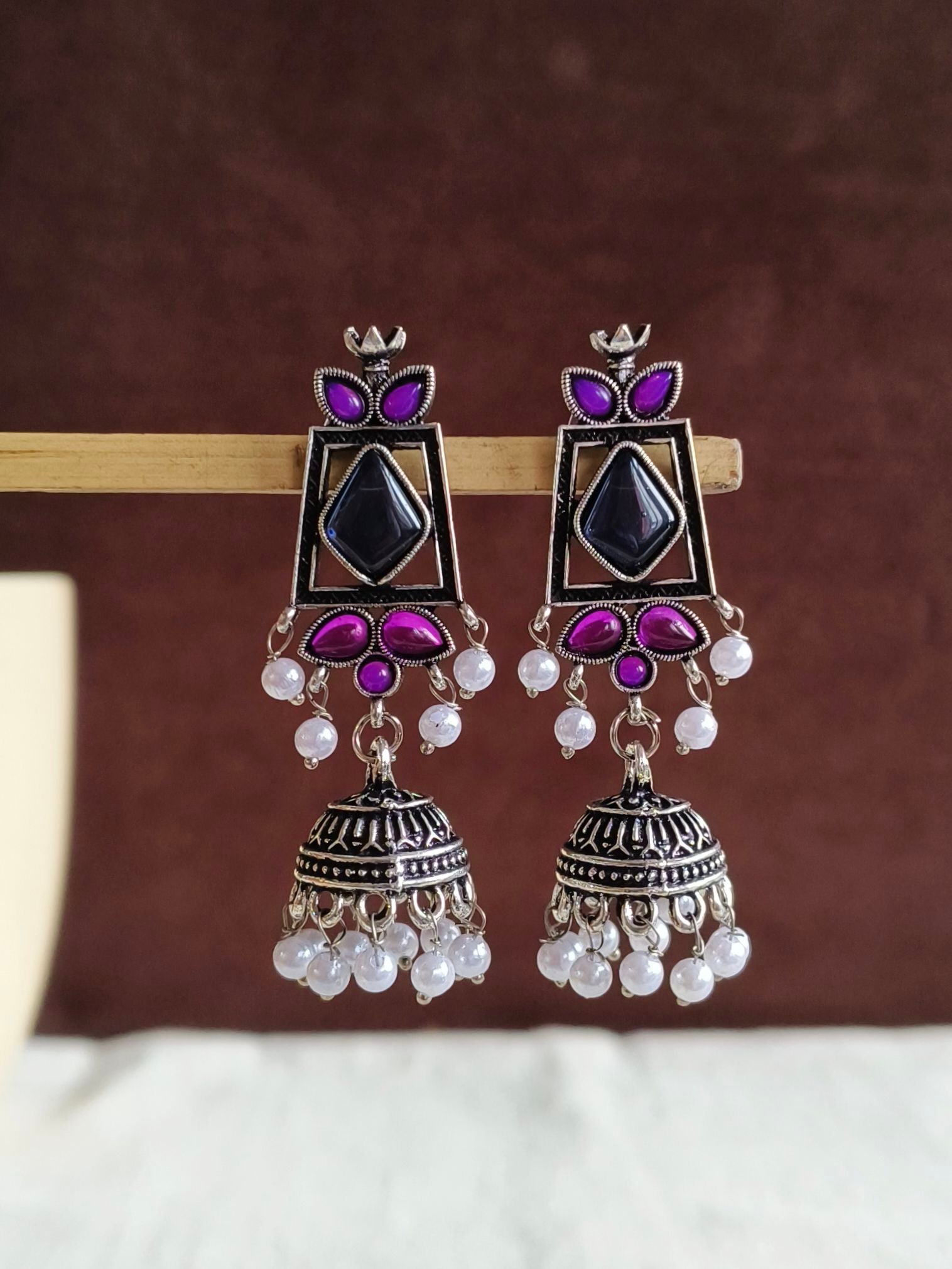 Oxidised Earrings