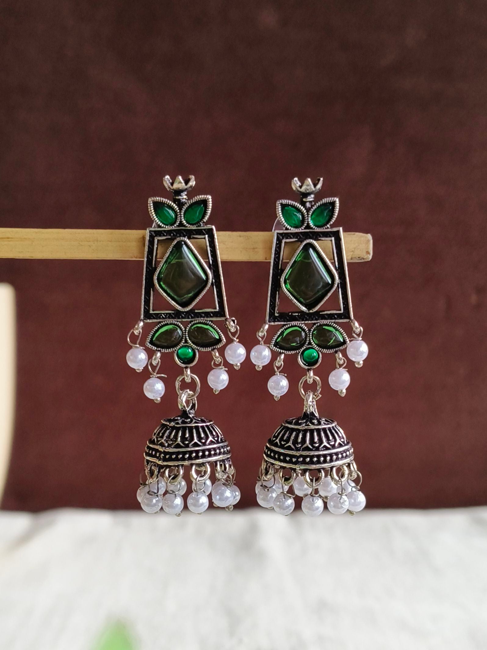 Oxidised Earrings