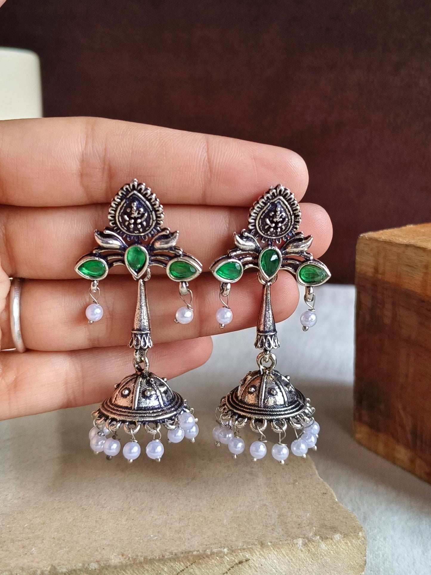 Oxidised Earrings