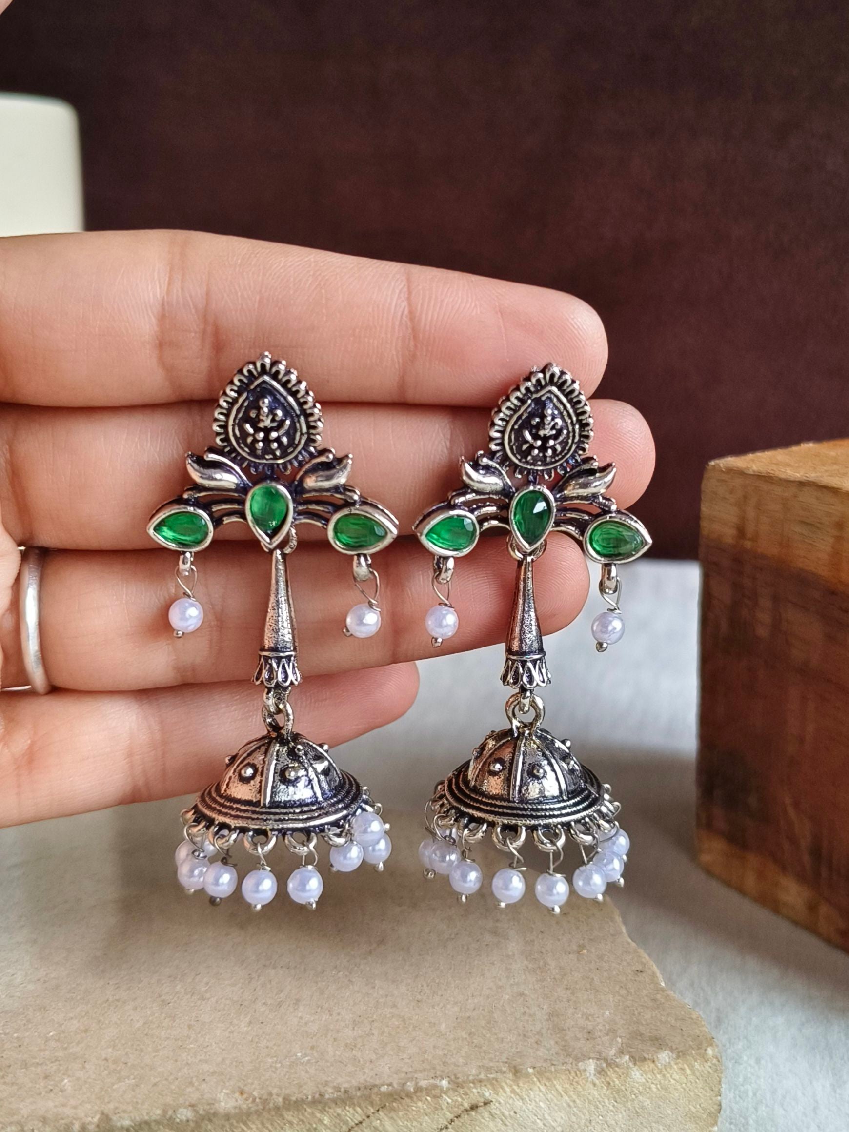 Oxidised Earrings
