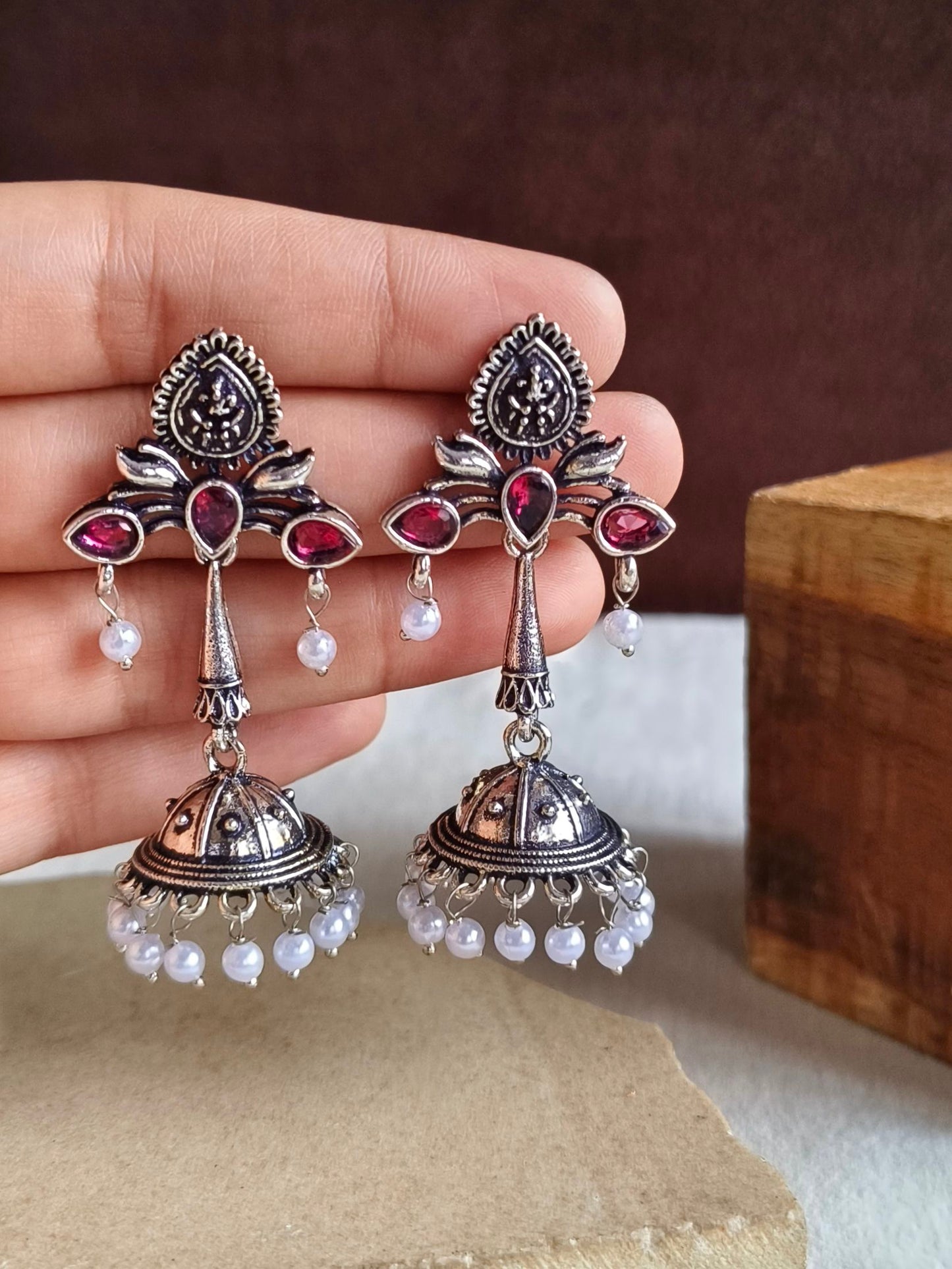Oxidised Earrings