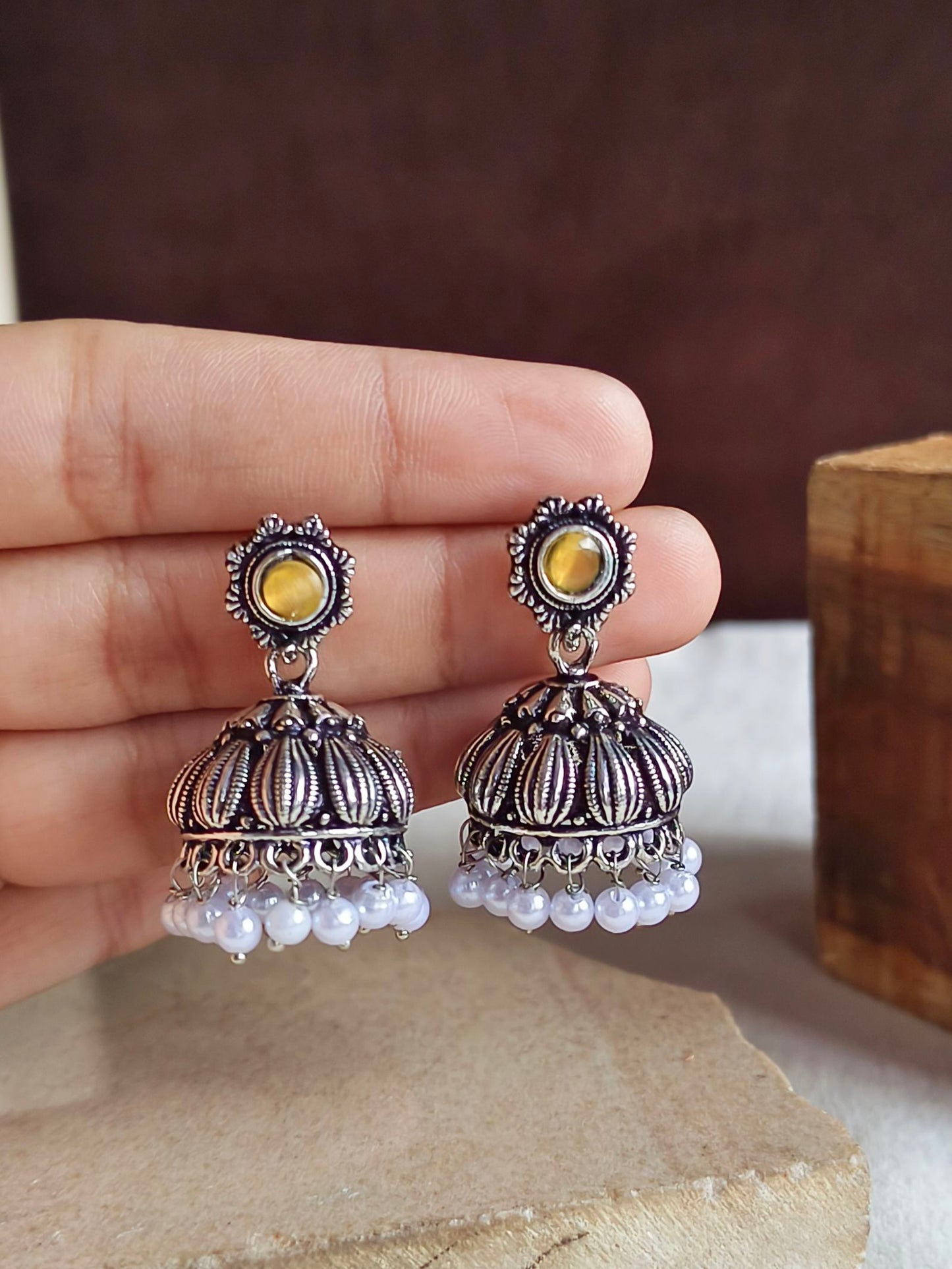 Oxidised Earrings