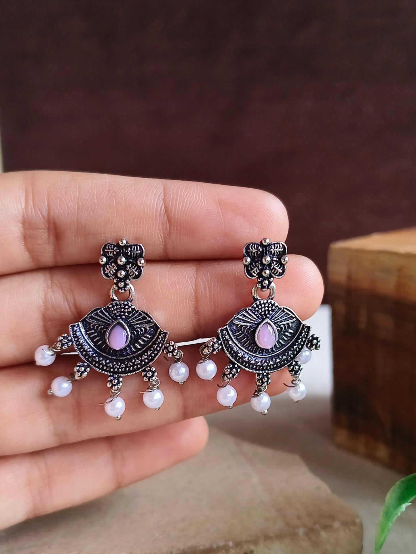 Oxidised Earrings