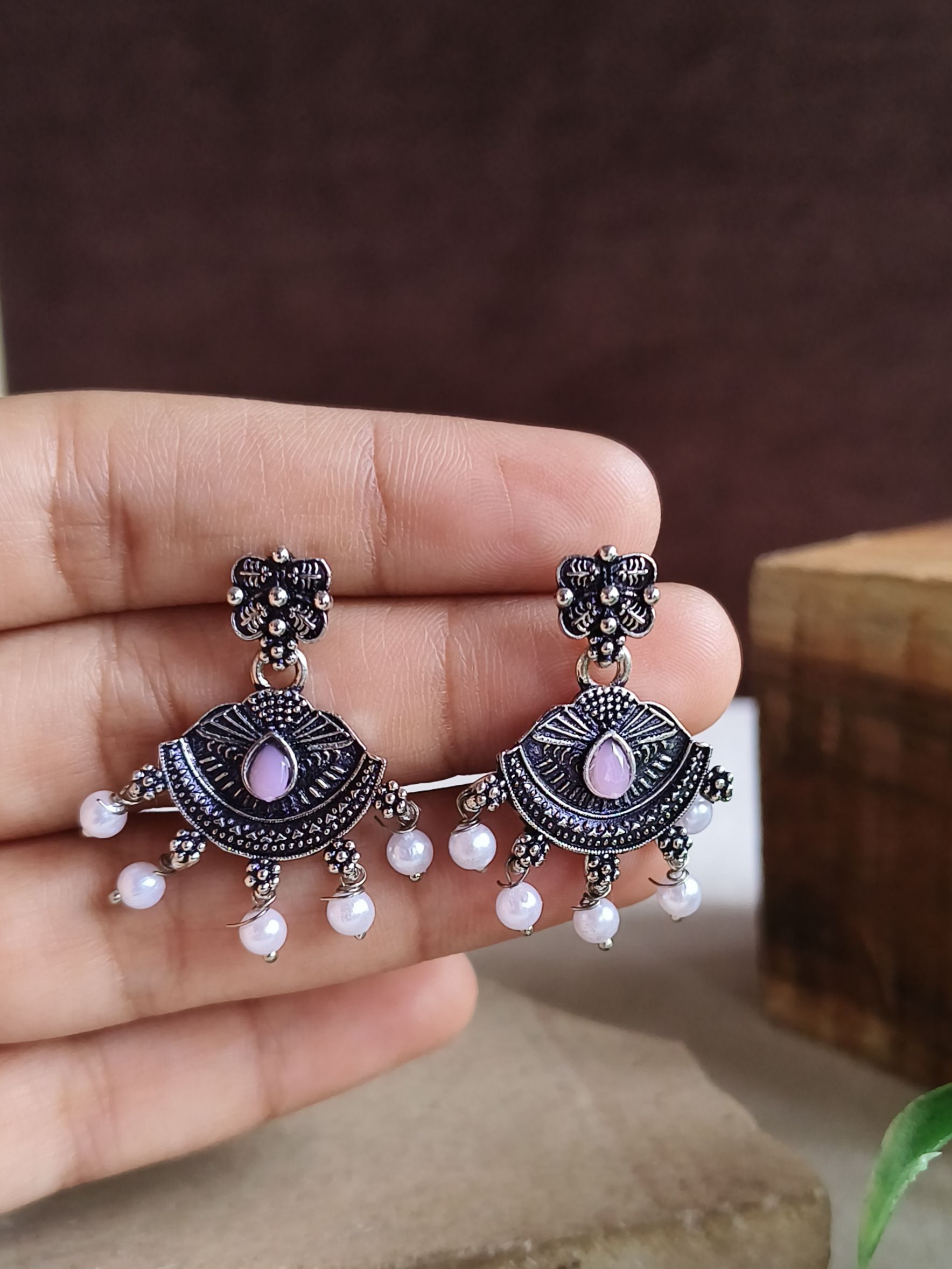 Oxidised Earrings